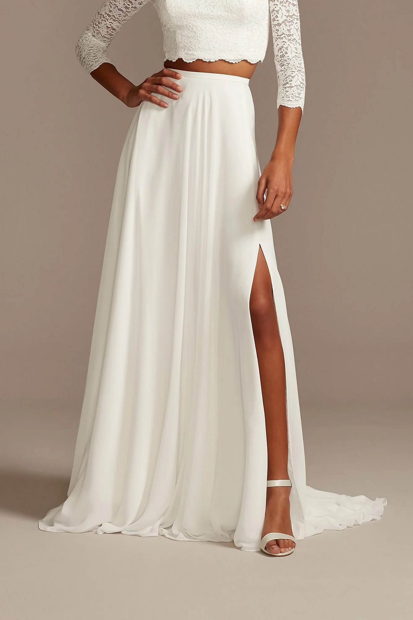 Chiffon Wedding Separates Circle Skirt - Image 2