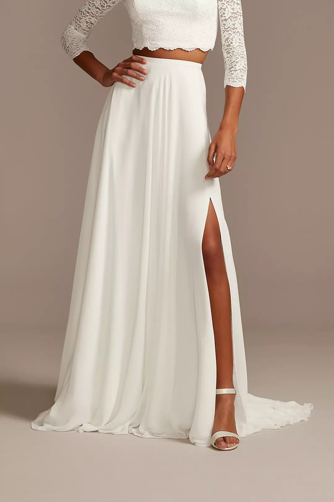 Chiffon Wedding Separates Circle Skirt - Image 5