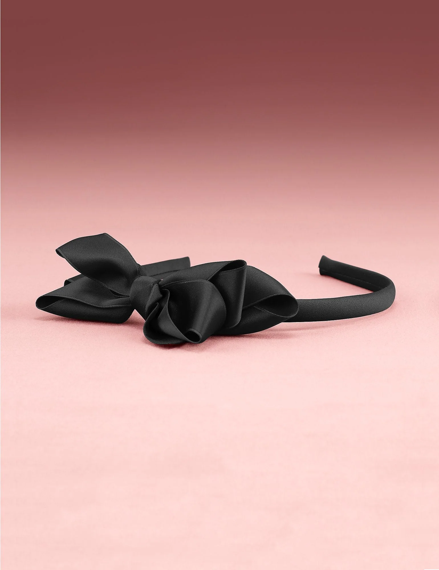 Child's Headband with Ribbon Bow - Image 2
