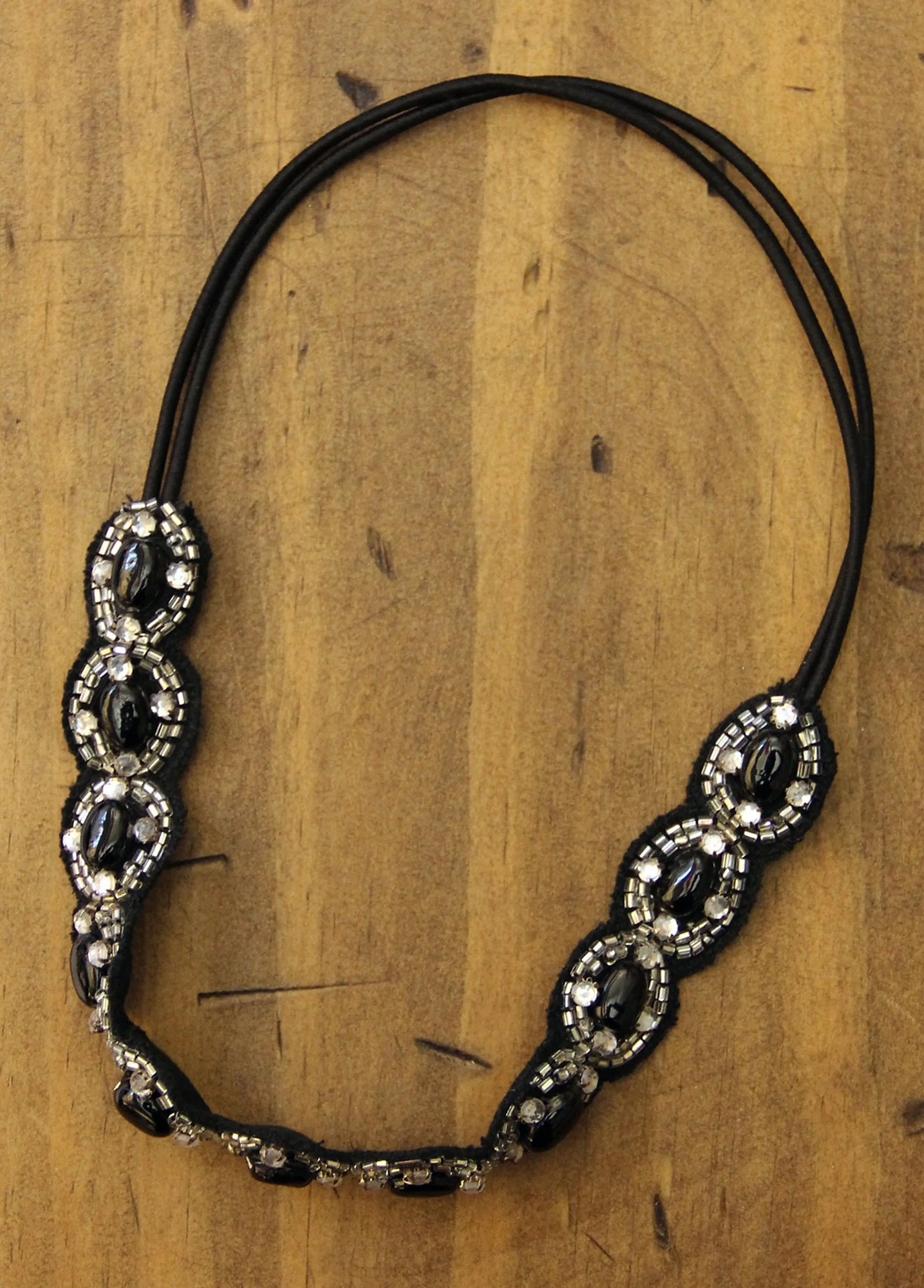 Circular Beaded Design Headband