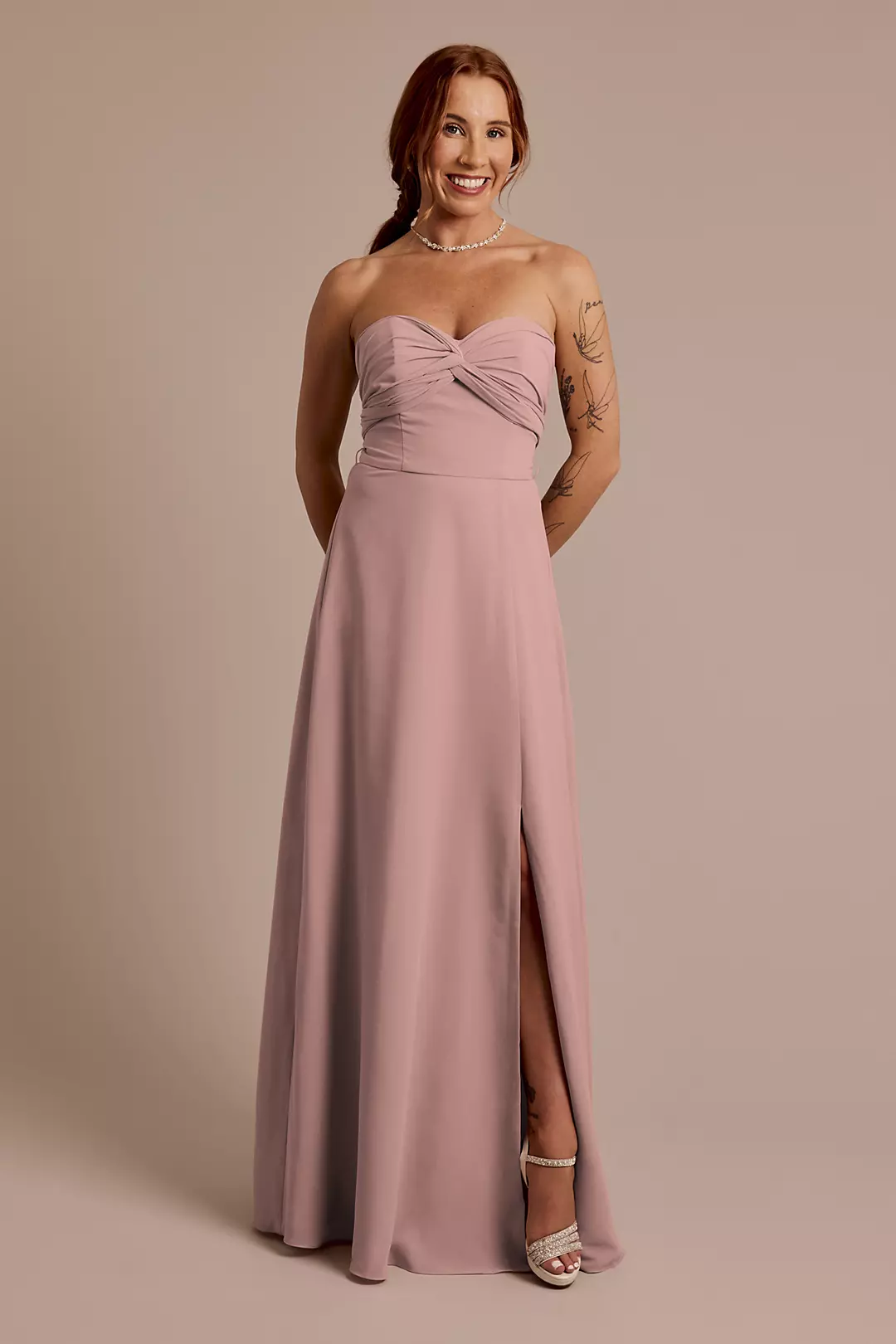 Convertible Chiffon Dress - Image 42
