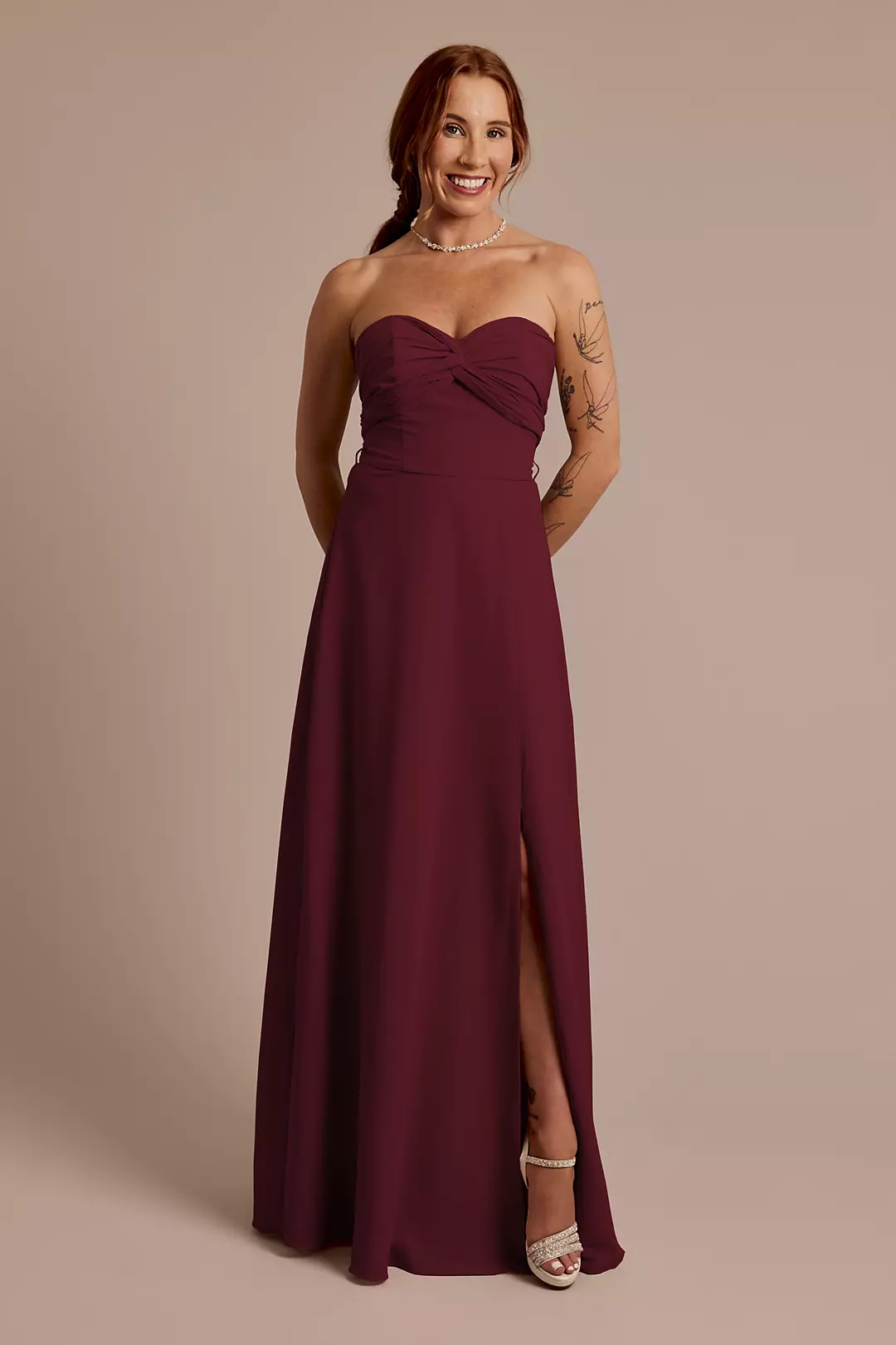 Convertible Chiffon Dress - Image 47