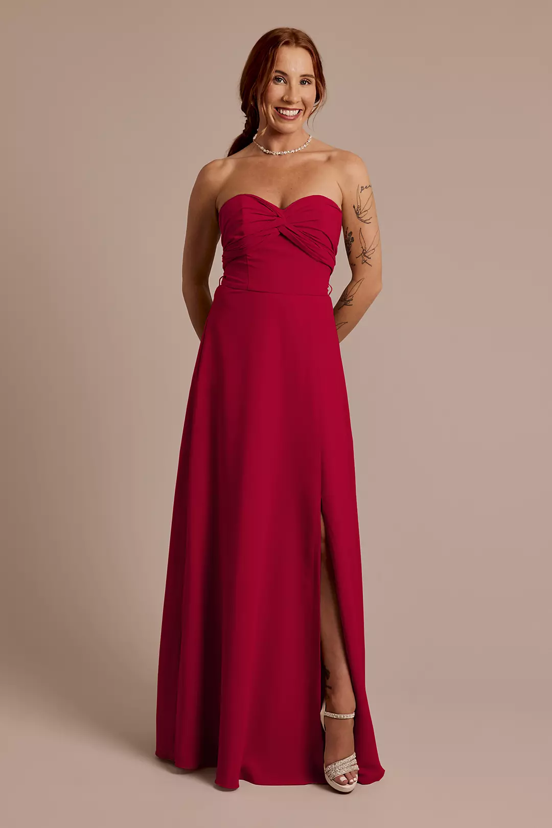 Convertible Chiffon Dress - Image 49