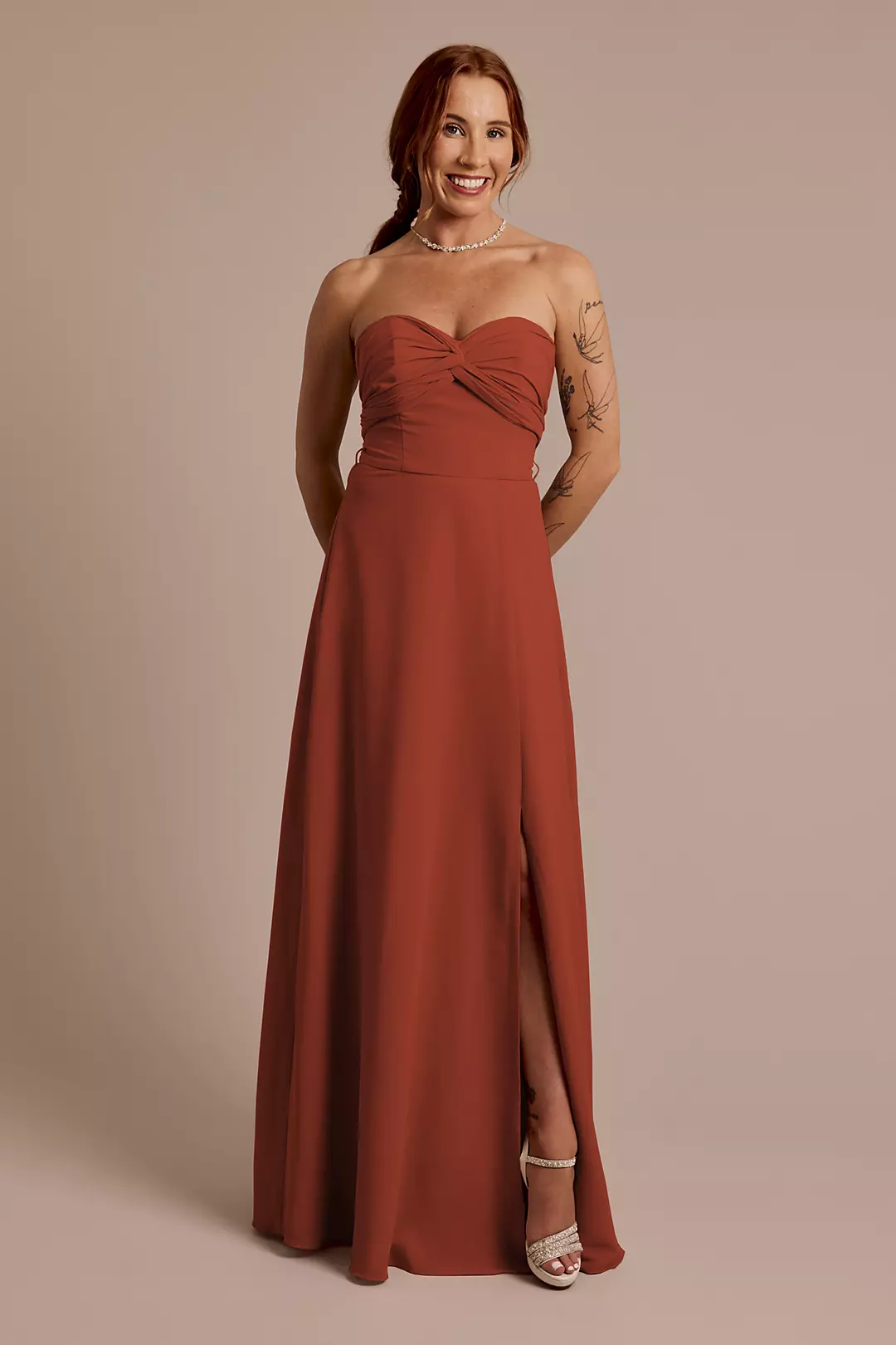 Convertible Chiffon Dress - Image 53