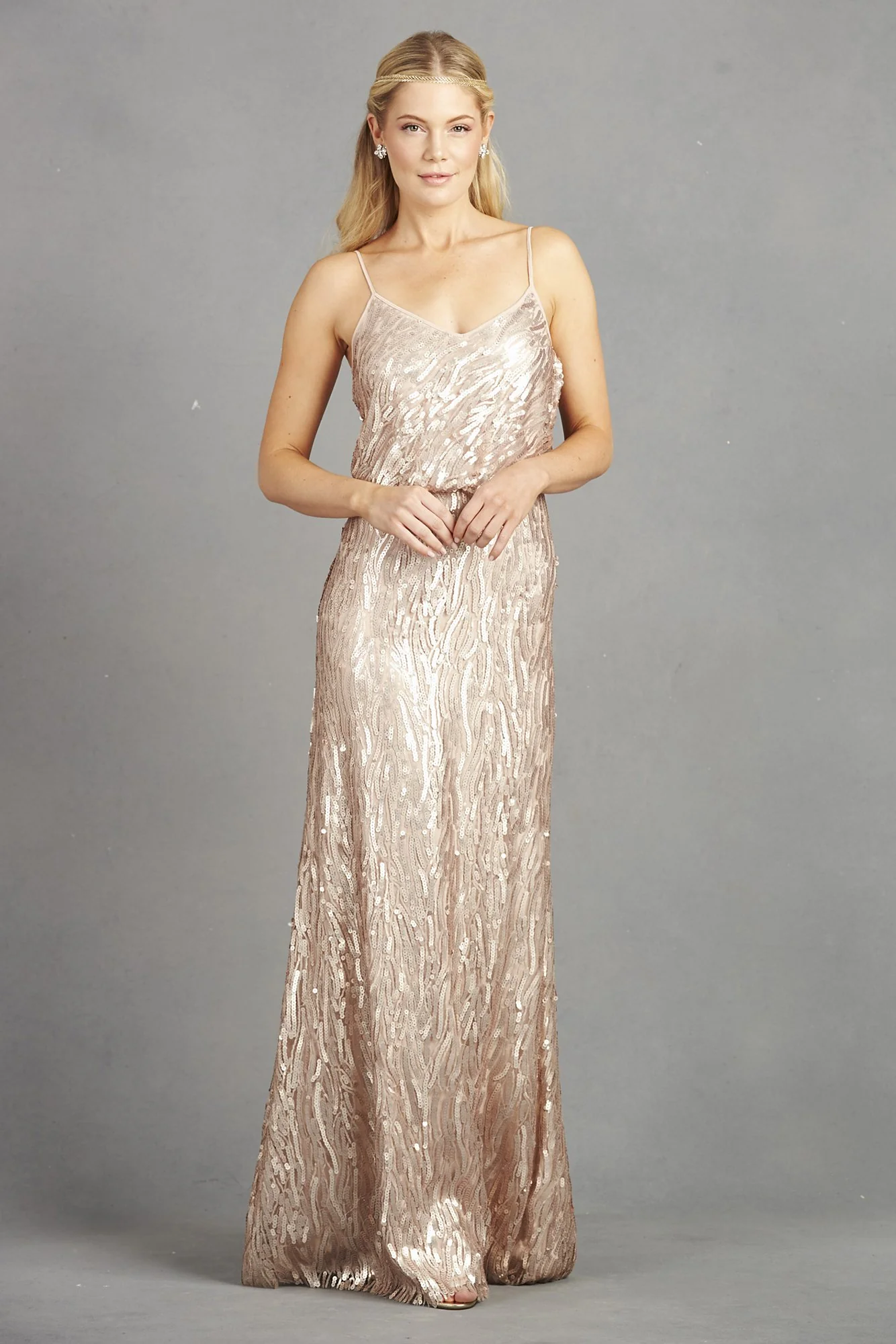 Courtney Sequined Bridesmaid Dress