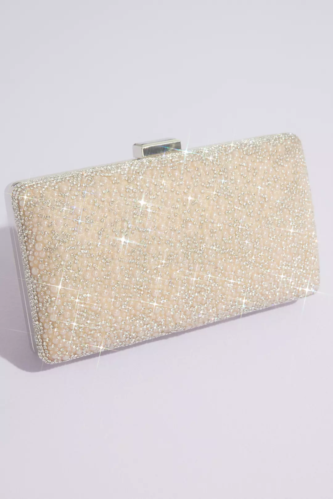Crystal and Pearl Embellished Clutch - Image 3