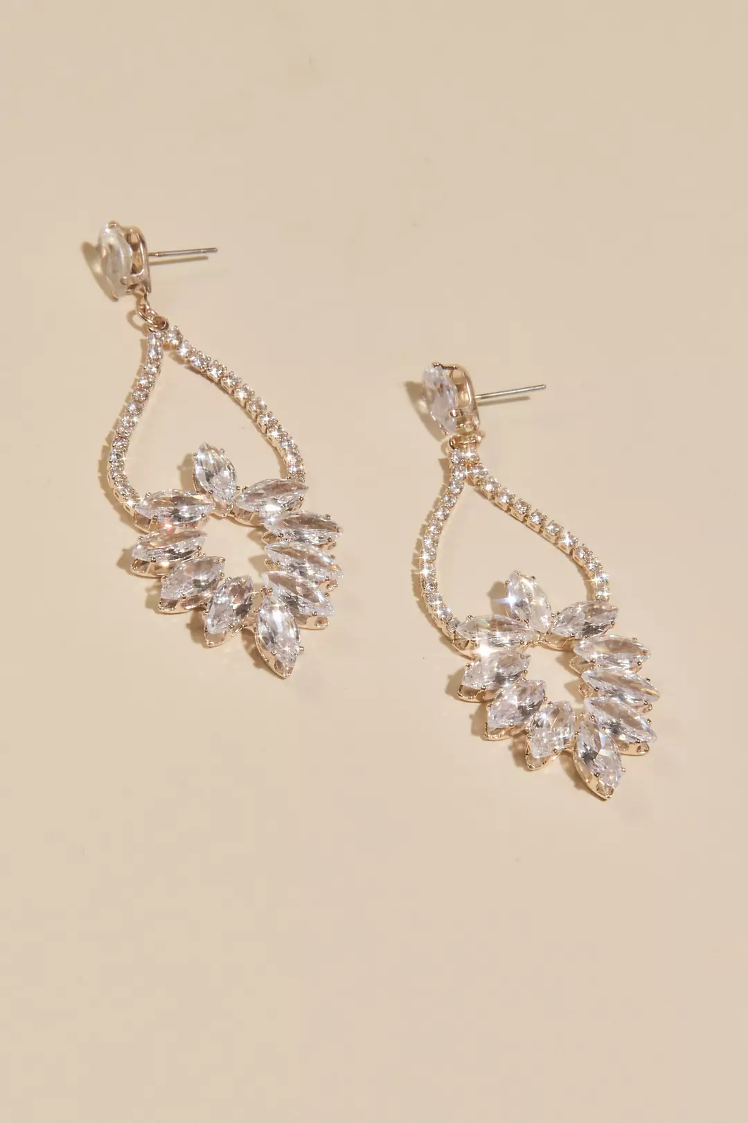 Crystal Burst Drop Earrings - Image 18