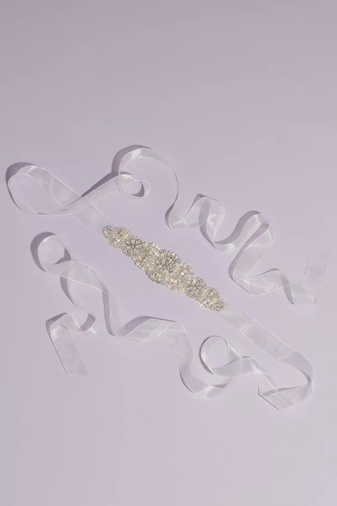 Crystal Burst Sash with Pave and Pearl Accents - Image 2
