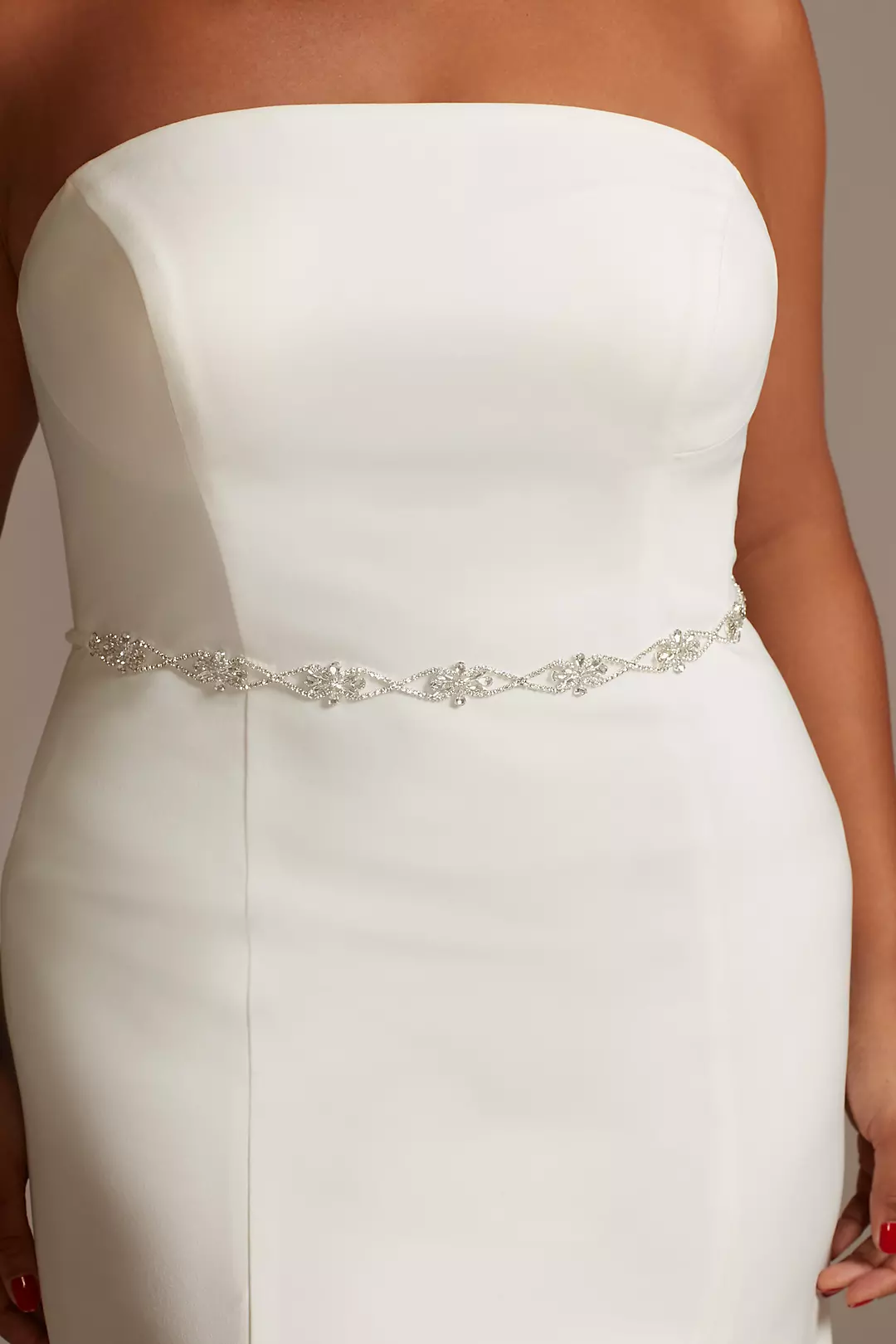 Crystal Burst Sash with Pave Strands - Image 2