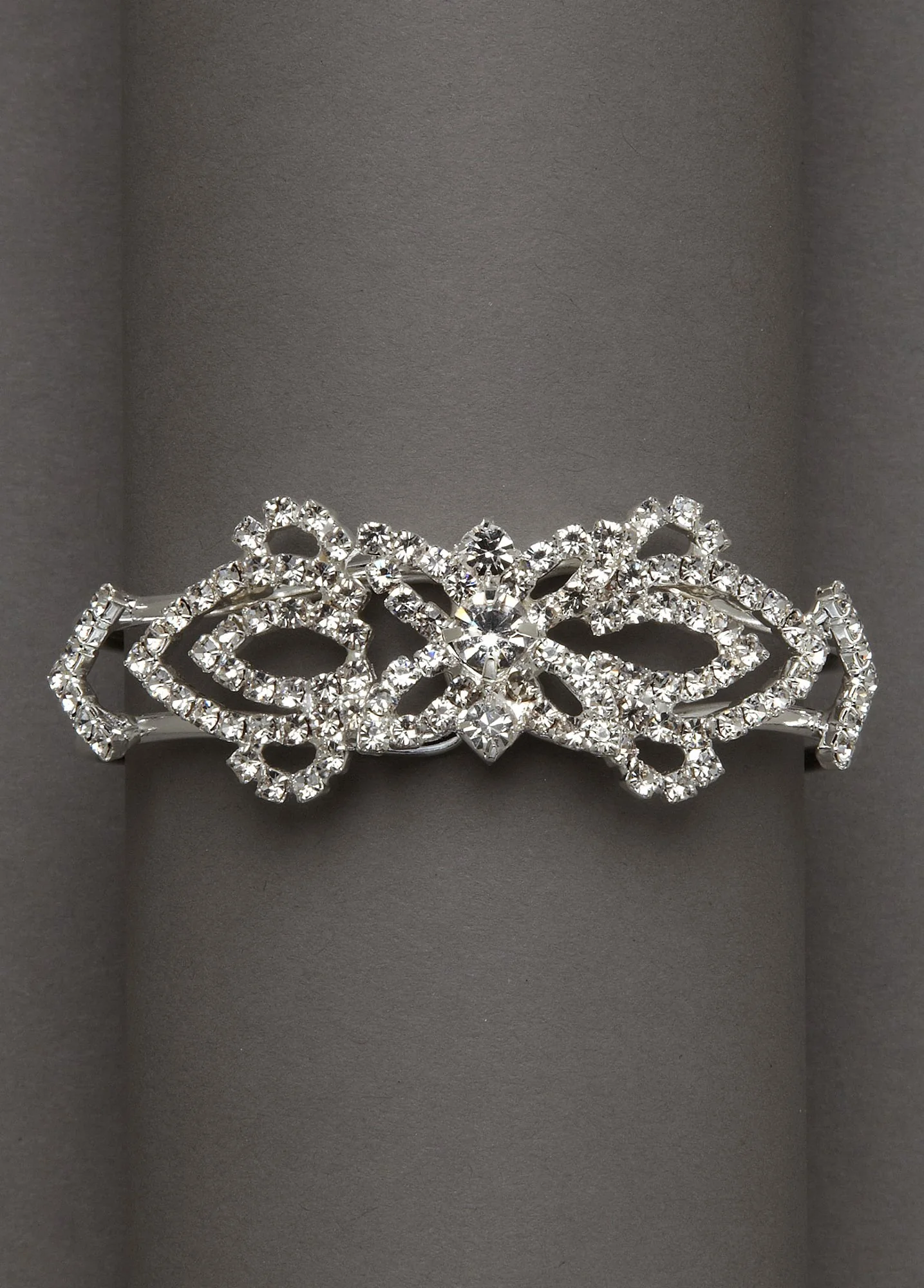 Crystal Clasp Cuff