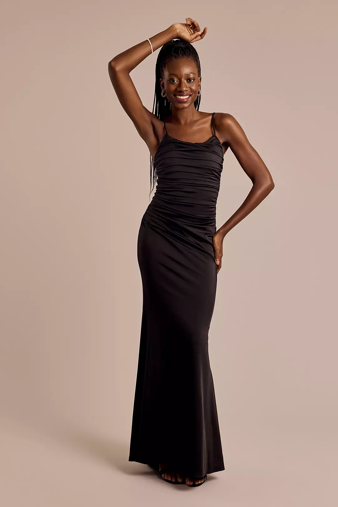 Crystal Corset Back Power Stretch Sheath Dress - Image 2