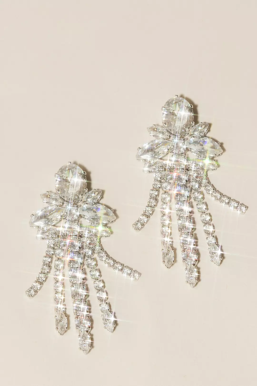Crystal Drop Earrings - Image 2