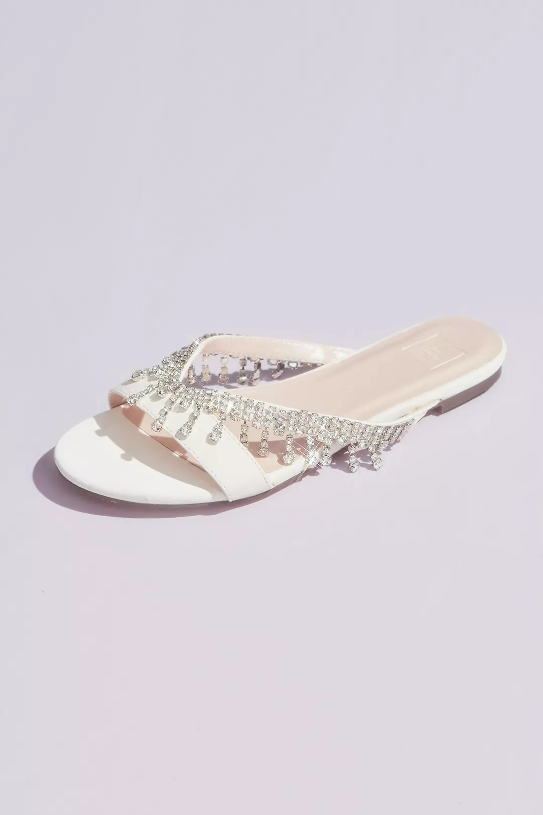 Crystal Drop V-Strap Slide Sandals - Image 5