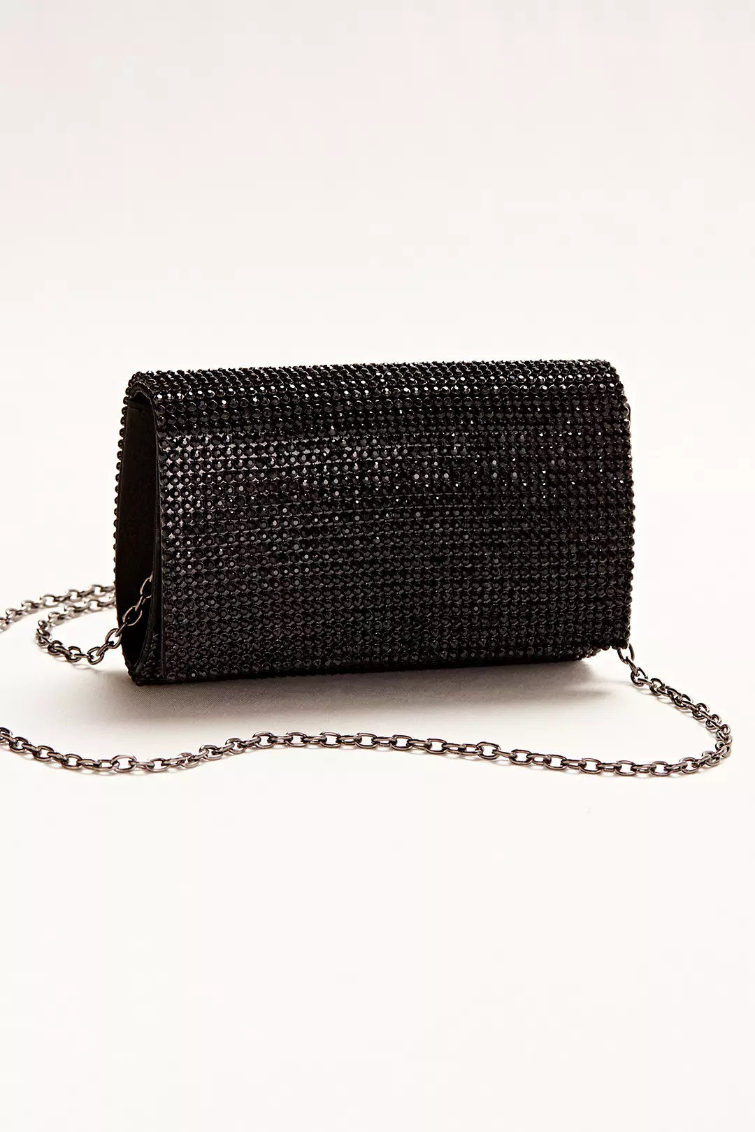 Crystal Embellished Flap Clutch - Image 4