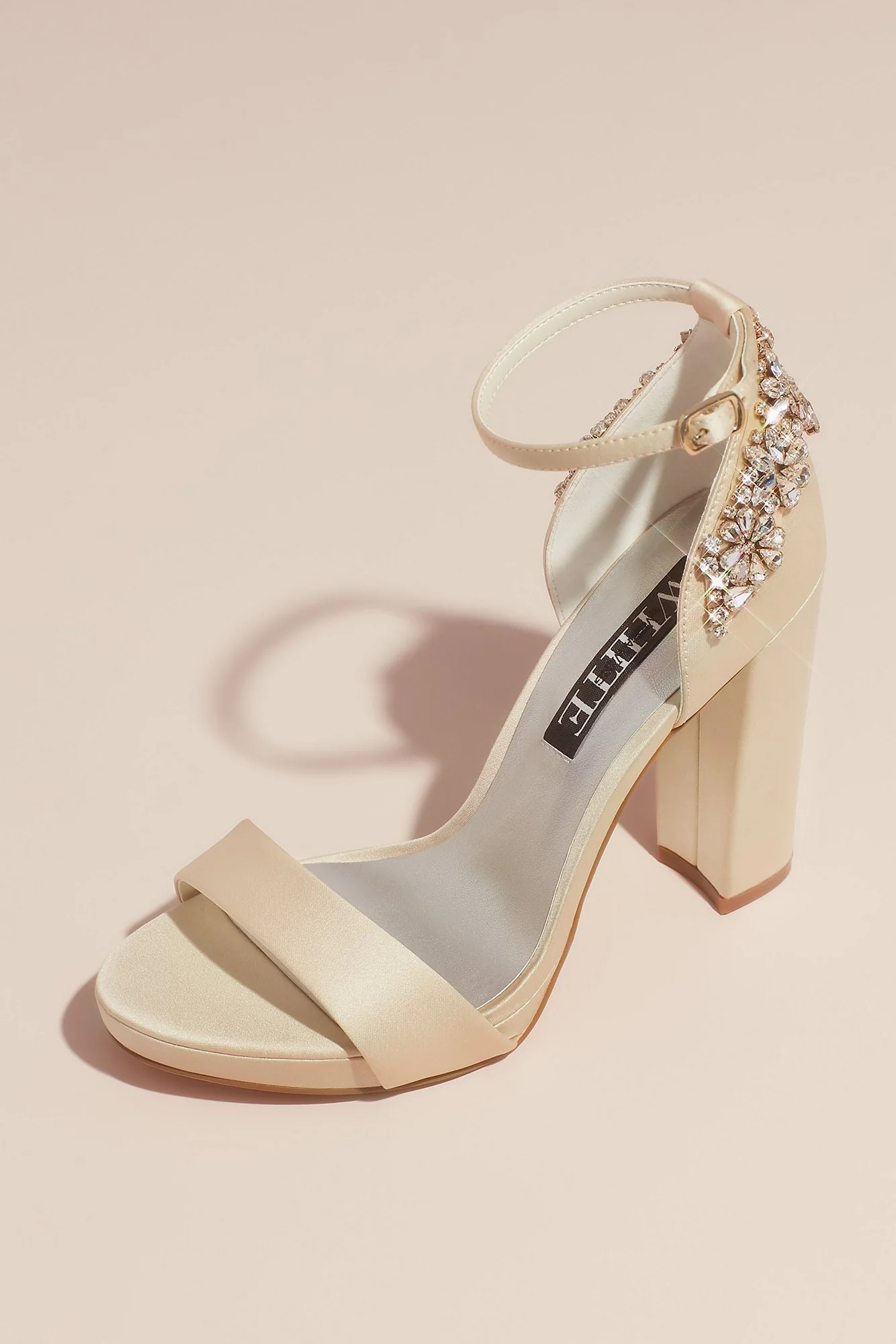 Crystal Embellished Platform Sandals - Image 3