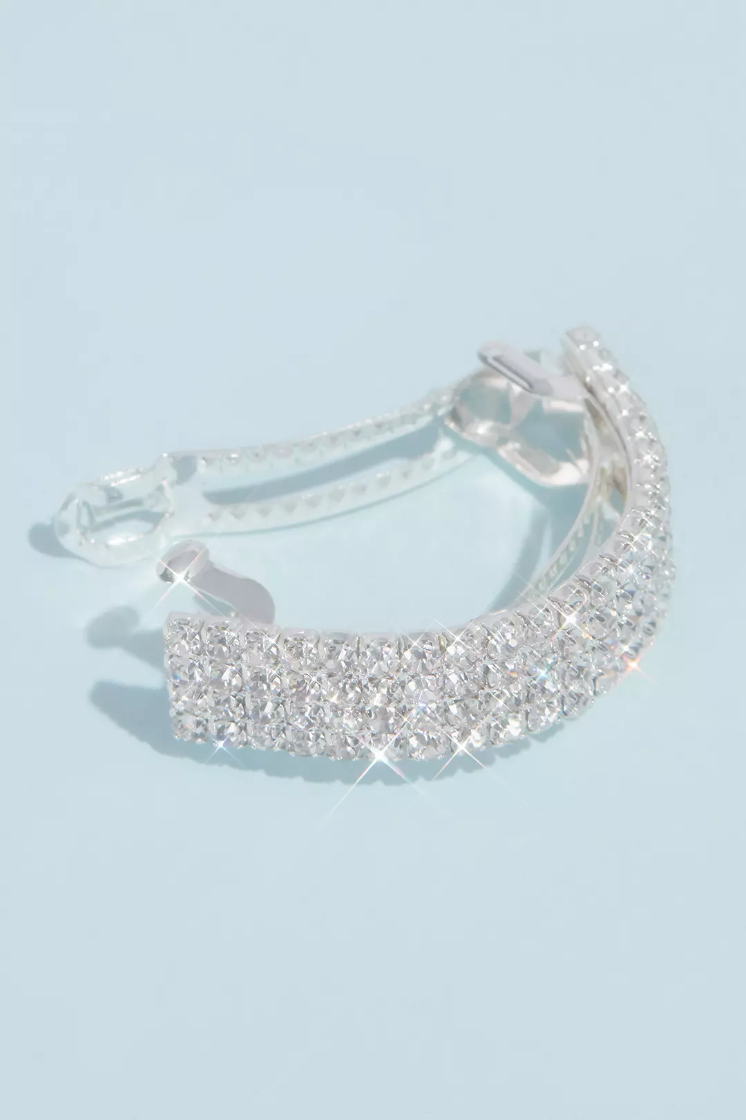 Crystal Embellished Ponytail Holder Hair Cuff