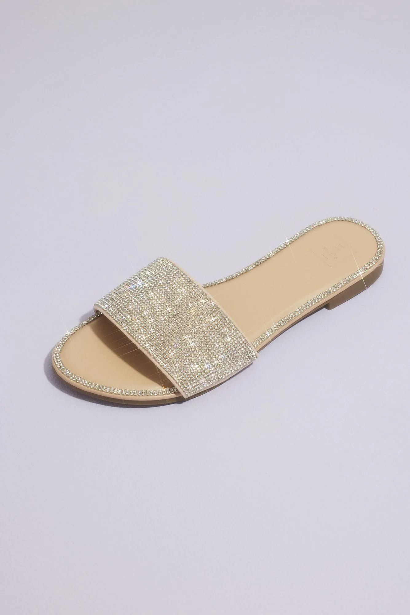 Crystal-Encrusted Wide-Strap Slides - Image 2