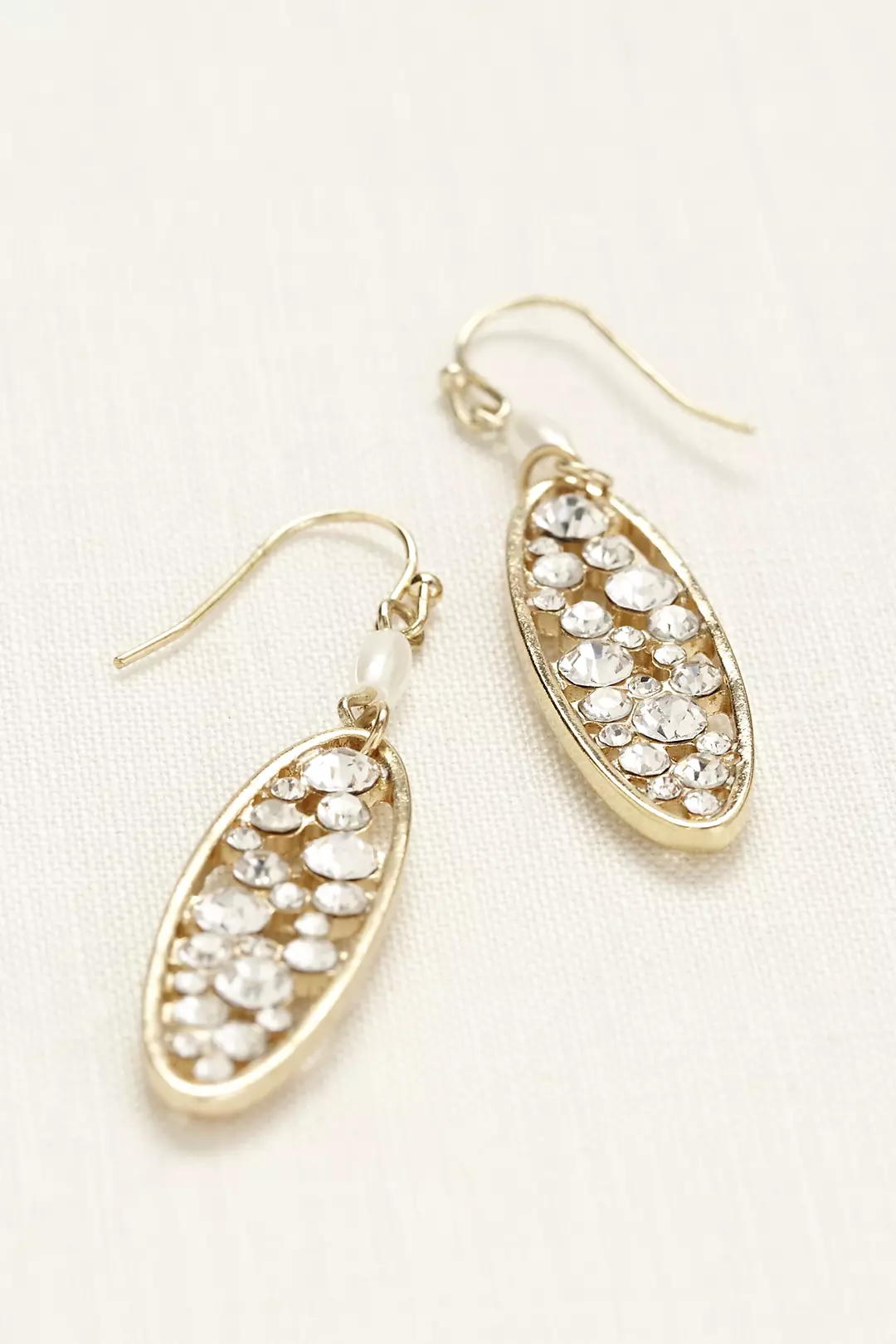 Crystal Filled Earrings - Image 2