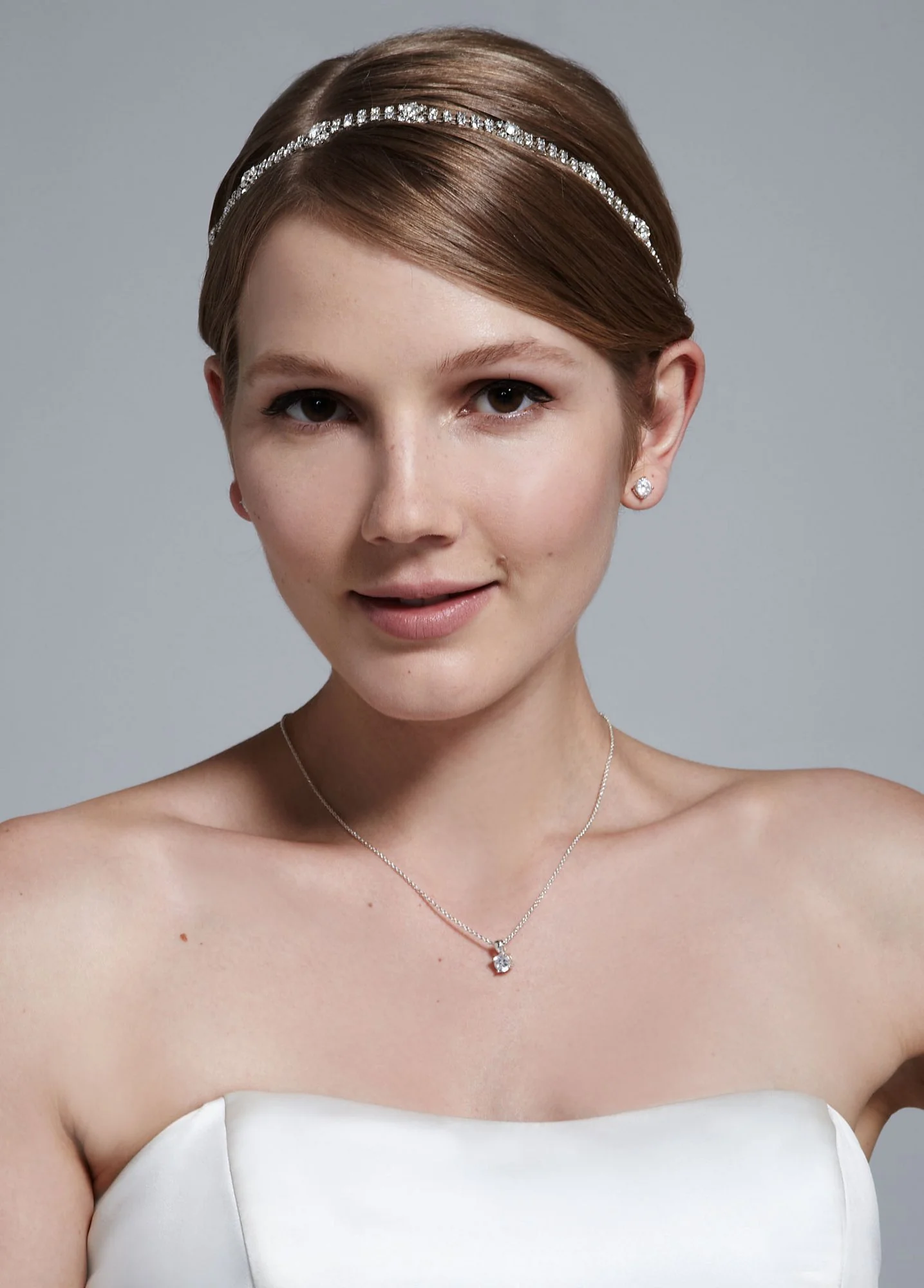 Crystal Headband with Elastic Back