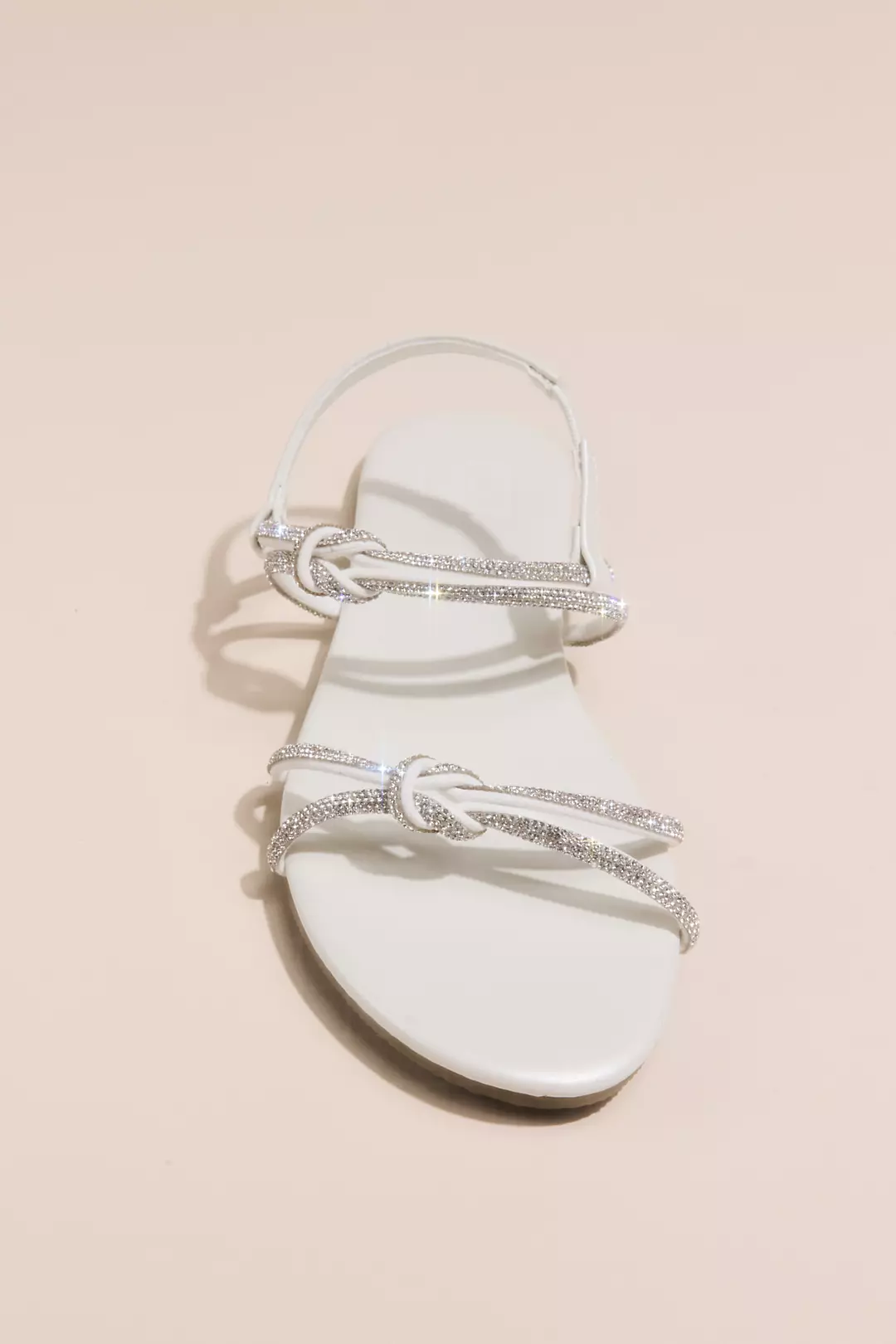 Crystal Knot Strap Sandals - Image 2