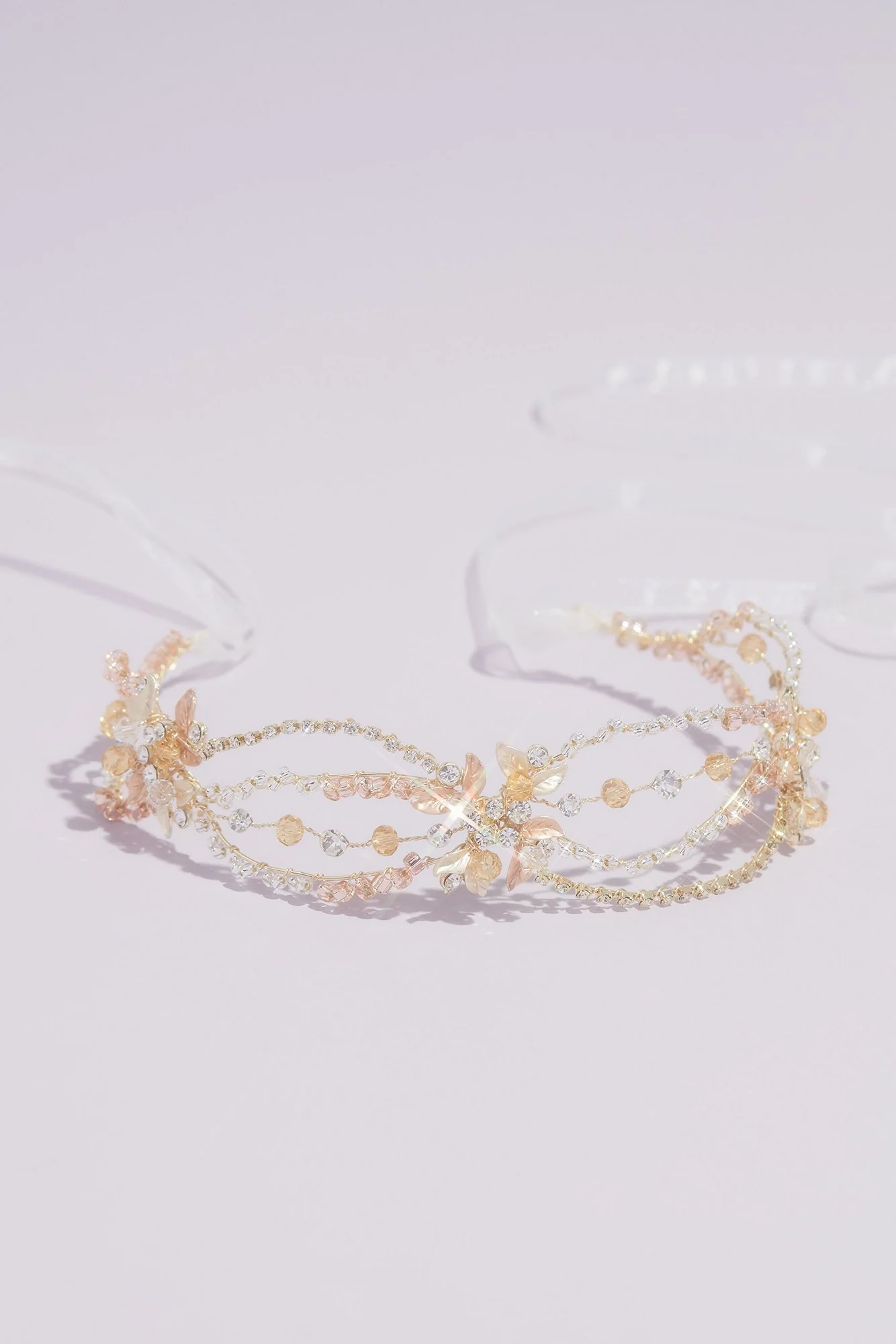 Crystal Loops Floral Headband