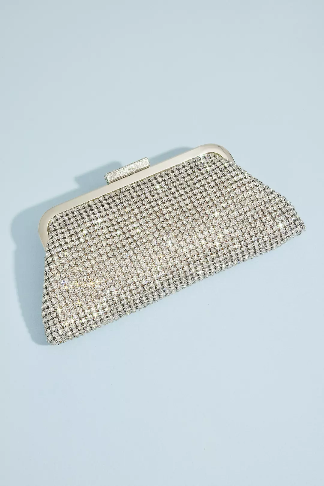 Crystal Mesh Clutch with Sparkle Clasp - Image 2