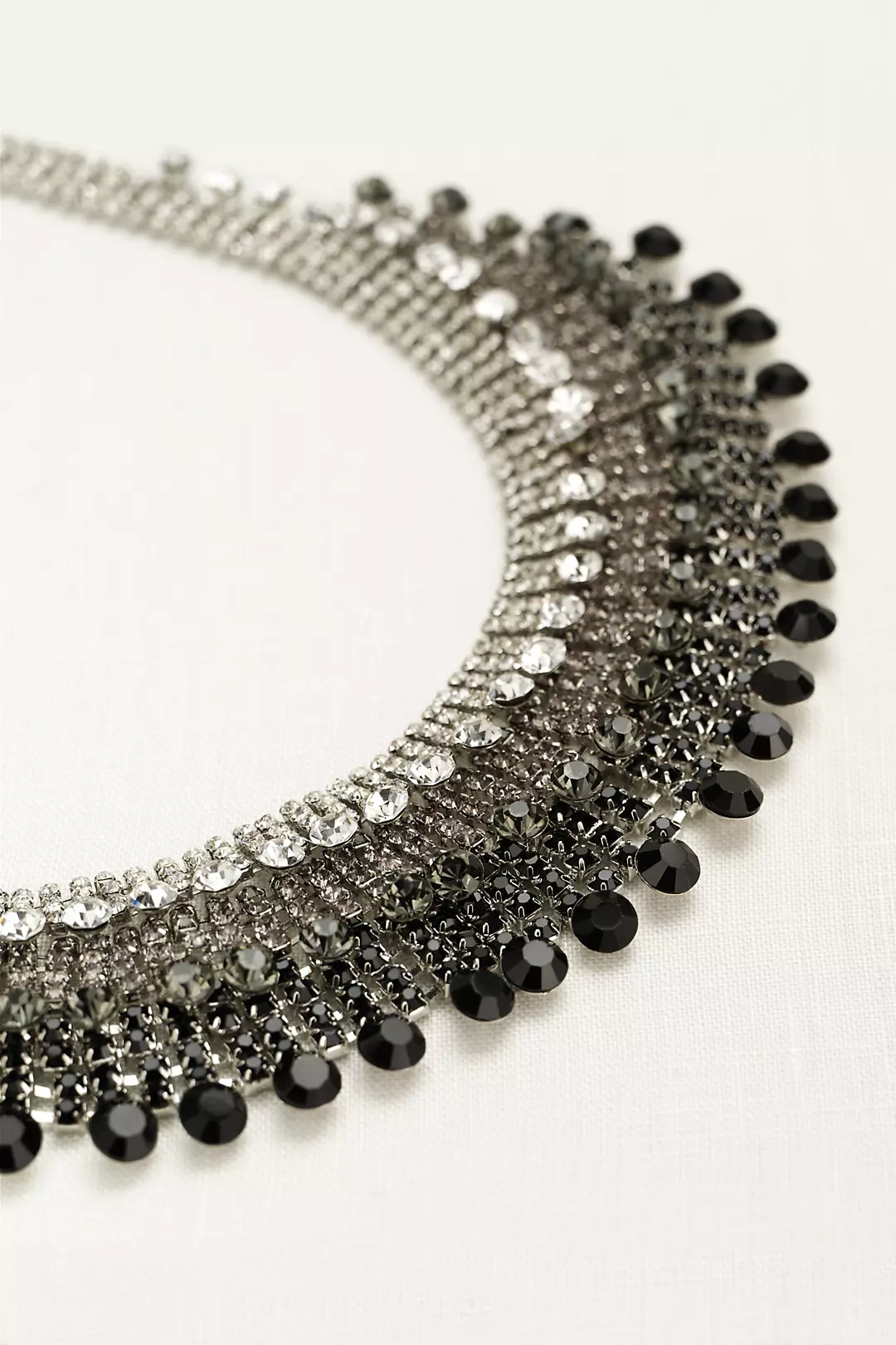 Crystal Ombre Statement Necklace - Image 2