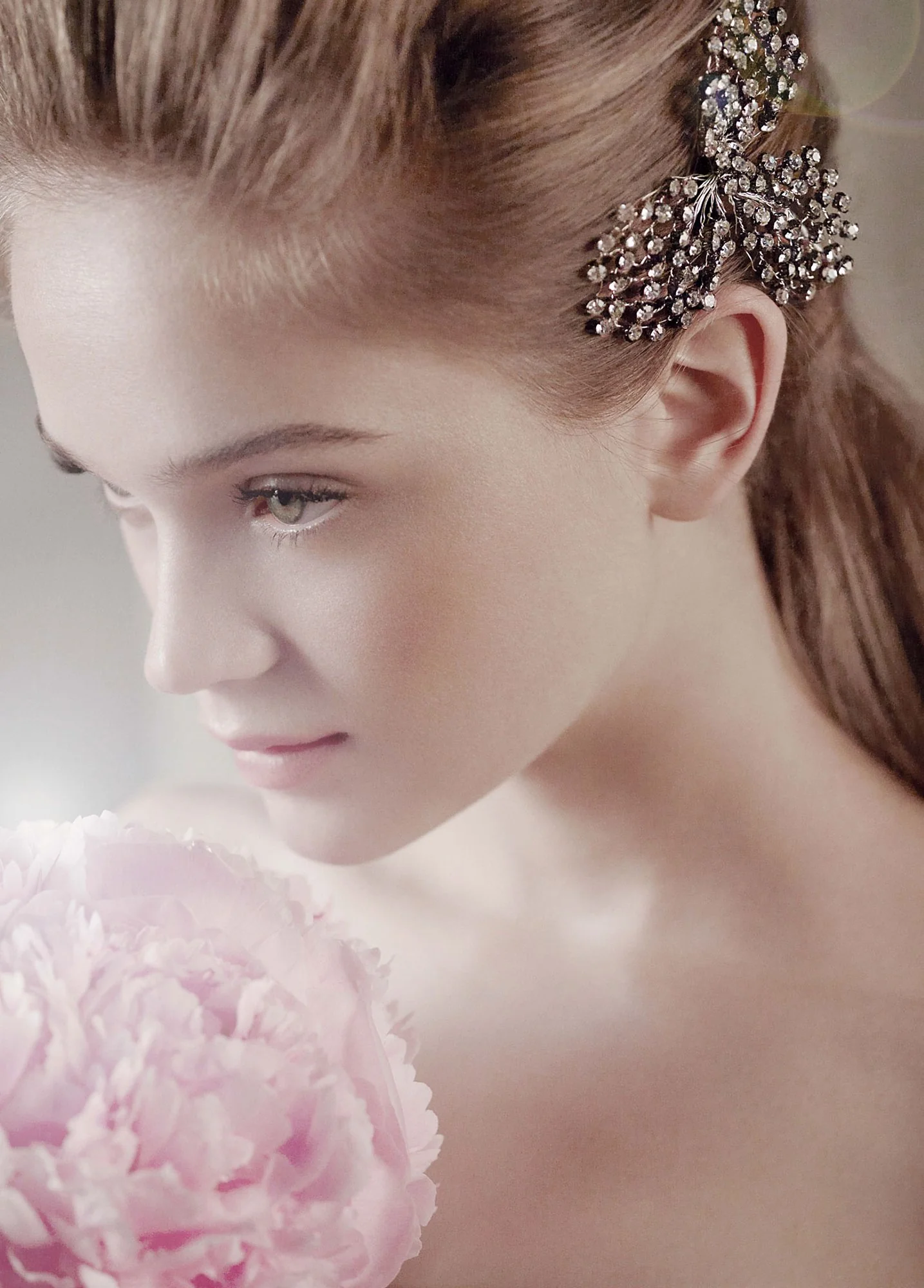 Crystal Orchid Clip - Image 2