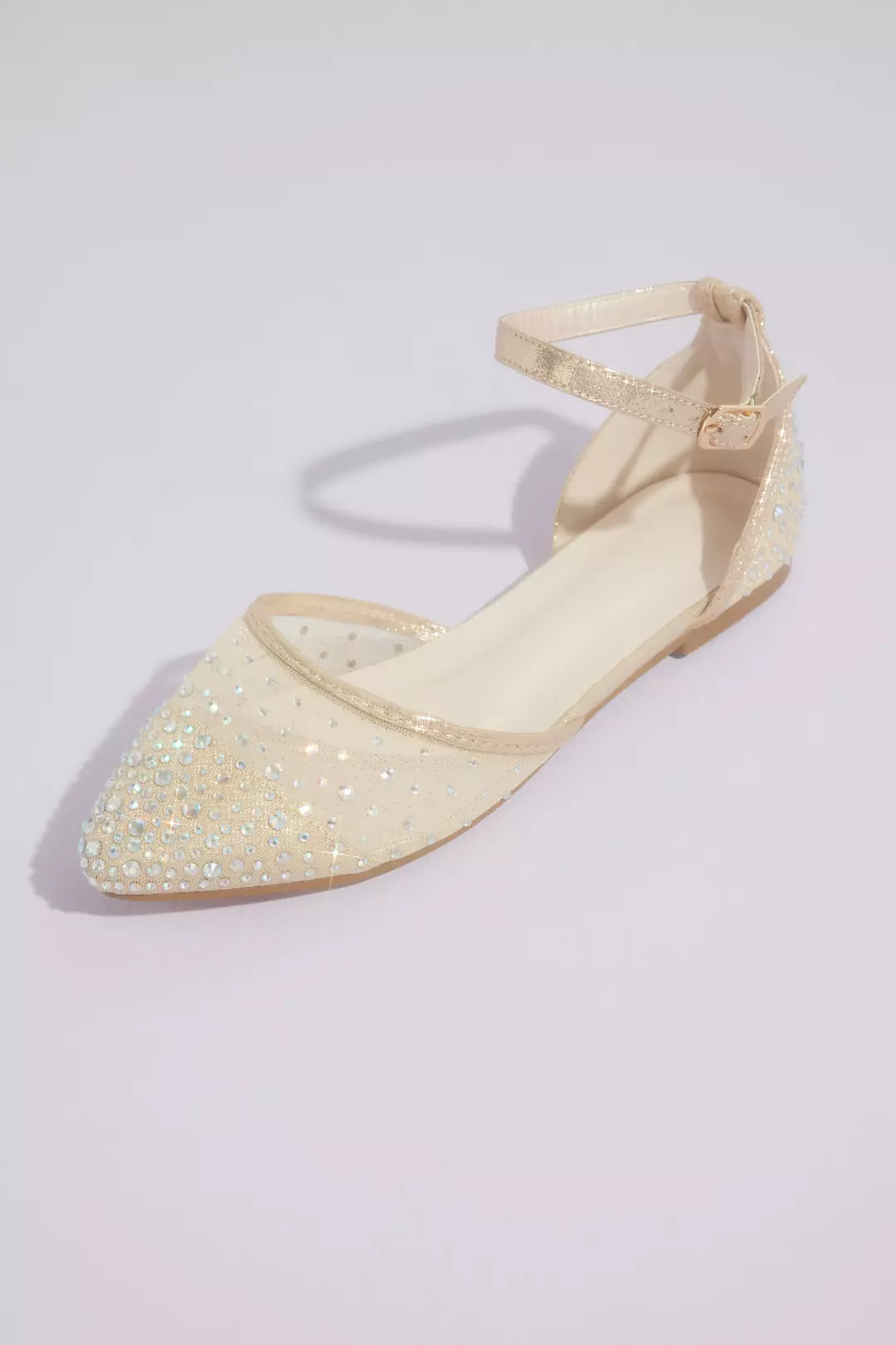 Crystal Pointed Toe Flats - Image 2