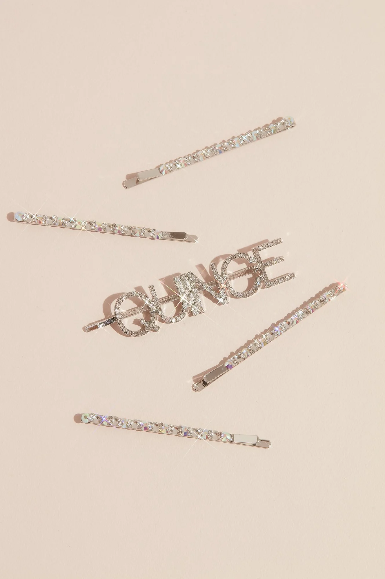 Crystal Quinceanera Hair Pin Set - Image 2