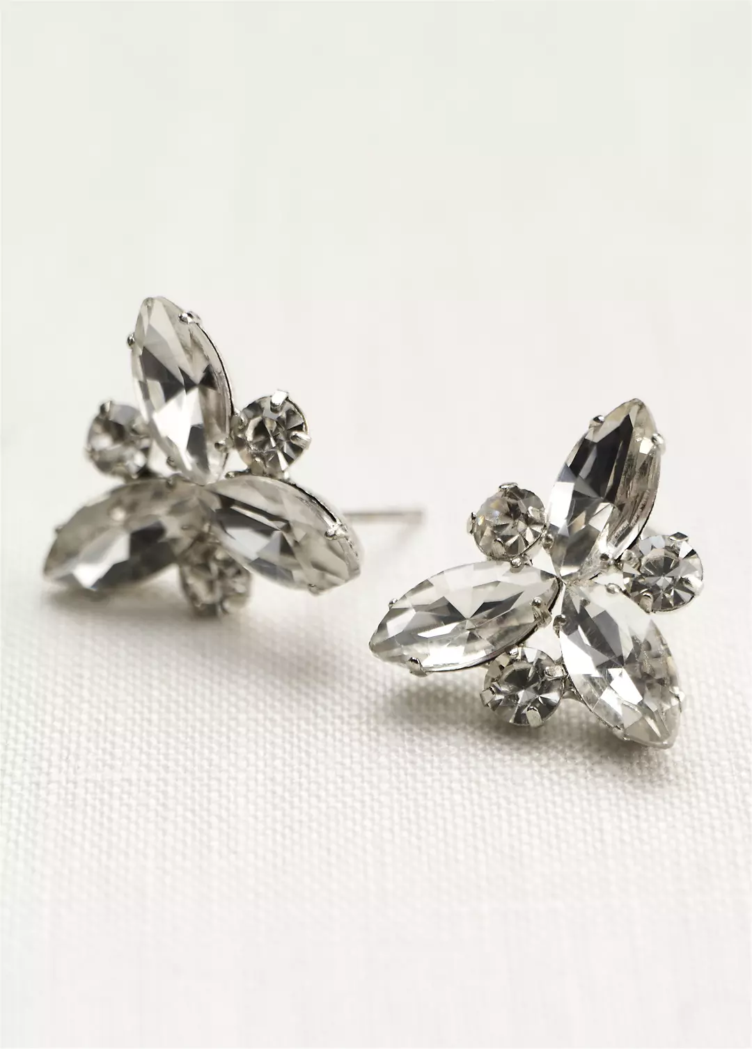 Crystal Starburst Stud Earrings - Image 2