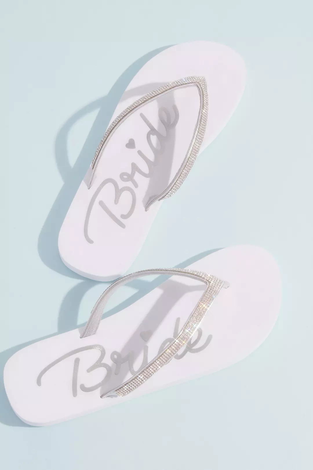 Crystal Strap Bride Flip Flops - Image 2