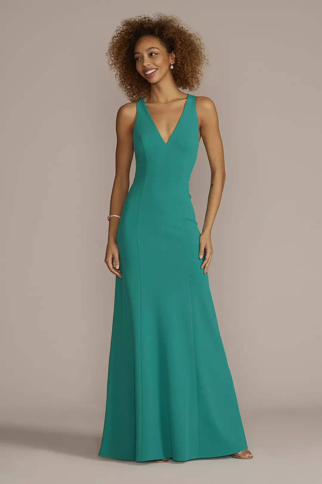 Cutout Stretch Crepe Tank Sheath - Image 37