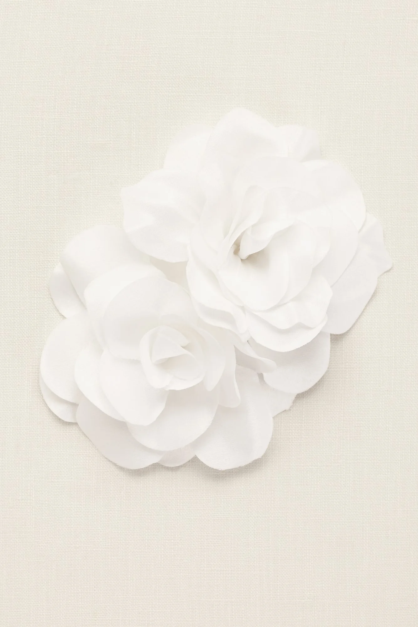Double Fabric Flower Comb