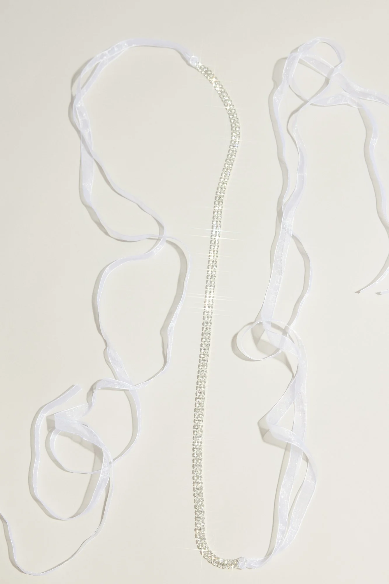 Double Strand Crystal Sash