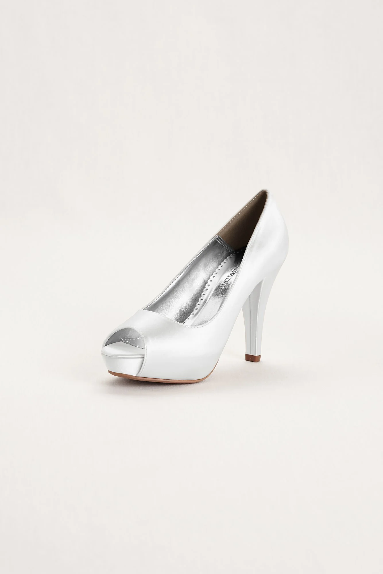 Dyeable Platform Peep Toe