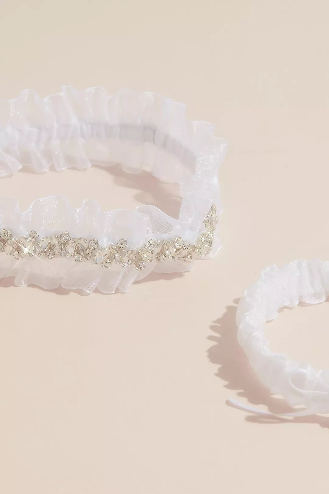 Embellished Crystal Garter Set - Image 2