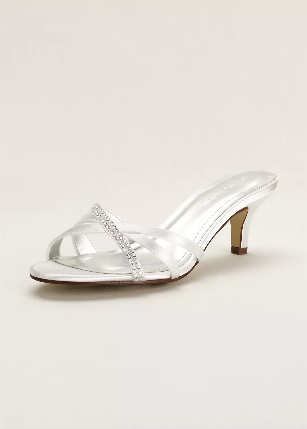 Embellished Dyeable Low Heel Sandal - Image 7