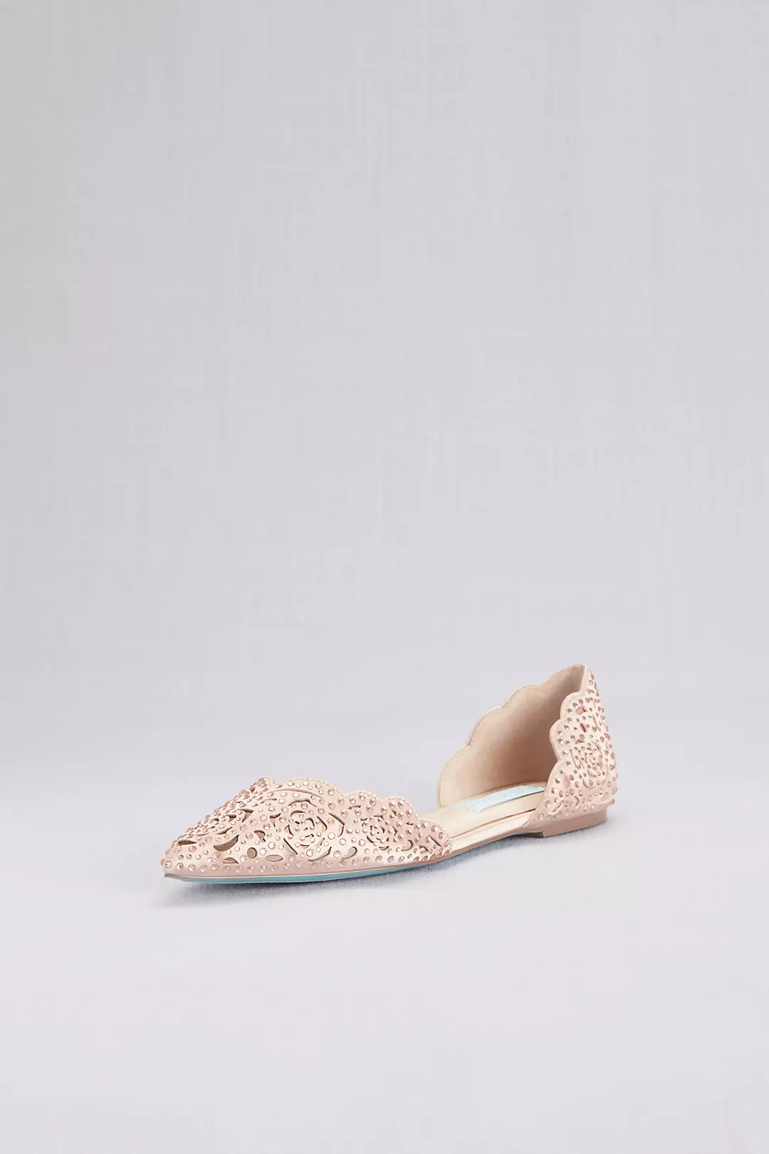 Embellished Floral Cutout d'Orsay Flats - Image 2