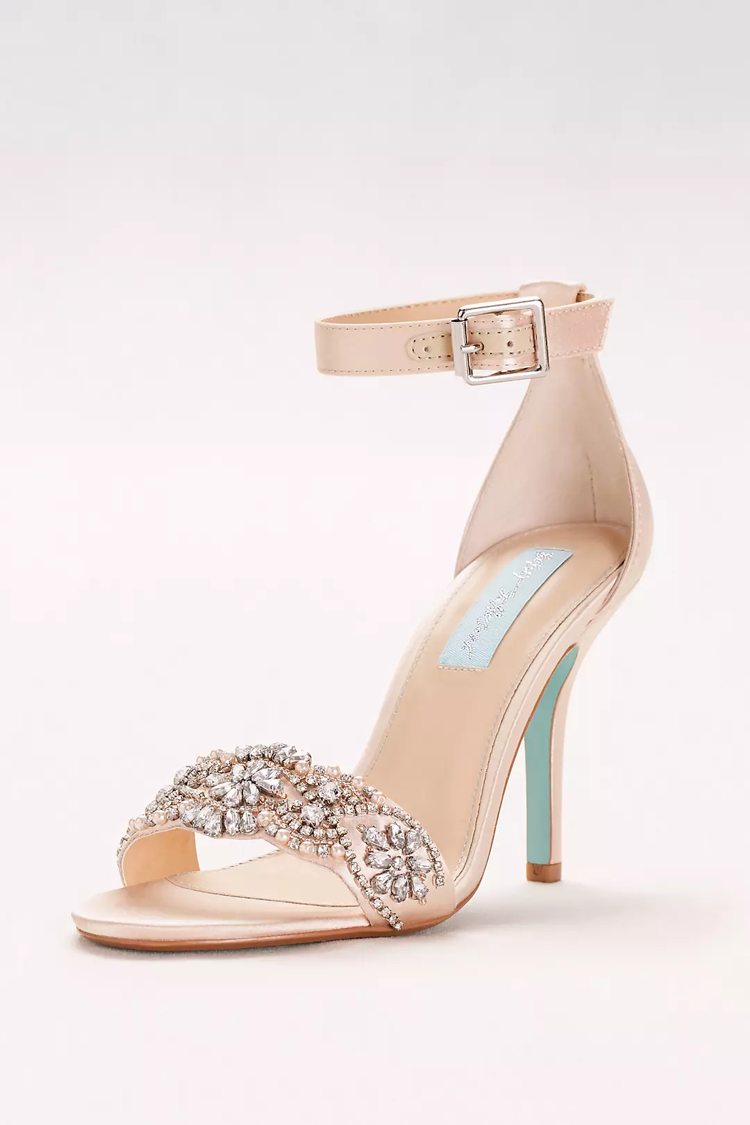 Embellished High Heel Sandals with Ankle Strap - Image 7
