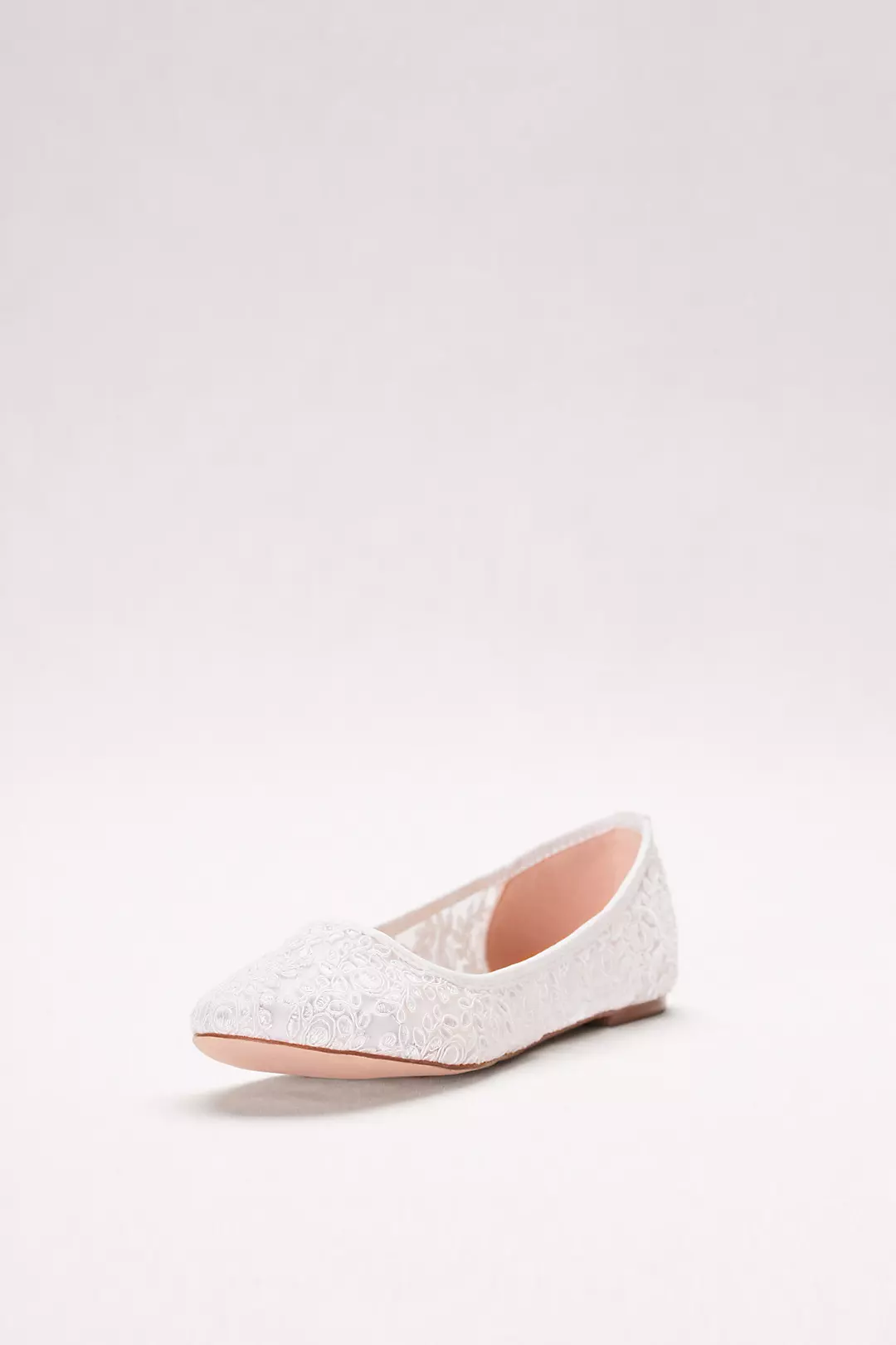 Embroidered Lace Ballet Flats - Image 2