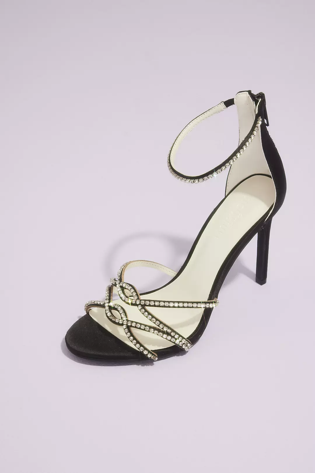 Entwined Crystal Satin Stilettos - Image 4