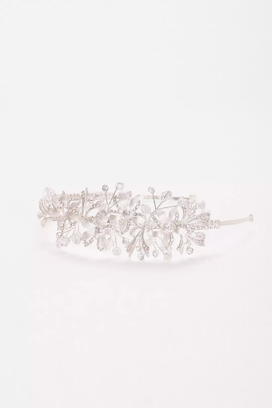 Etched Petal Jeweled Headband - Image 2
