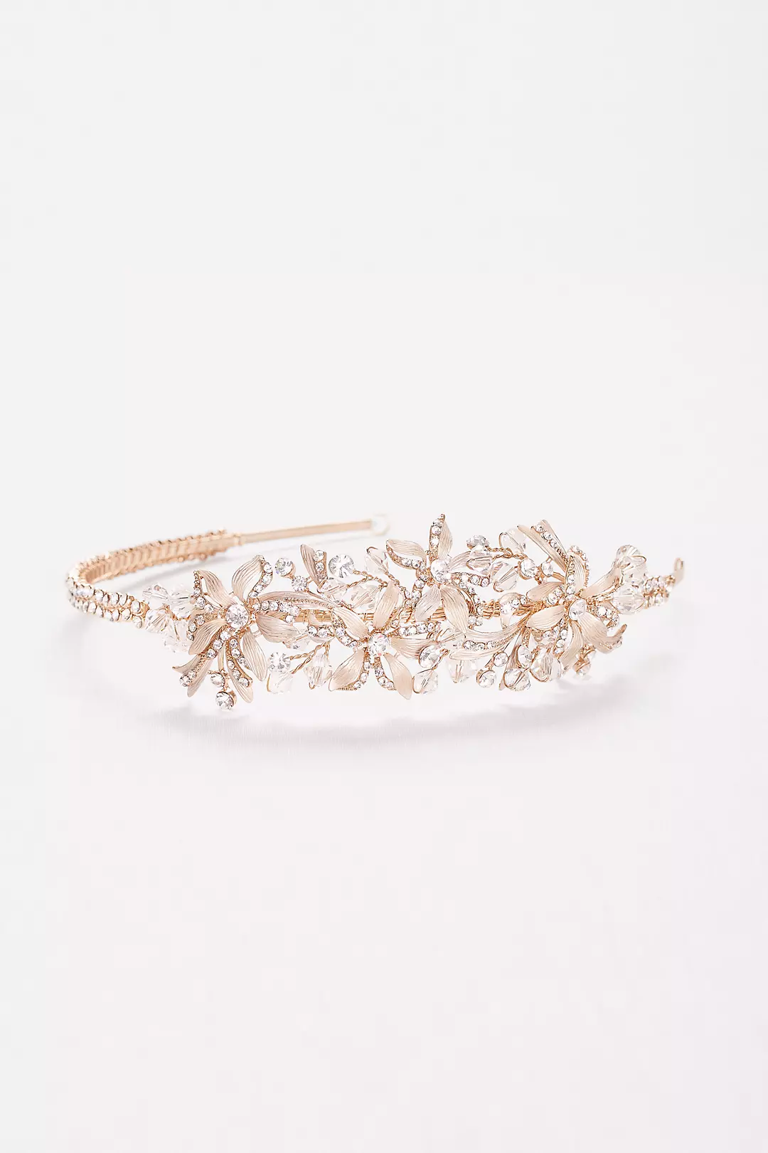 Etched Petal Jeweled Headband - Image 3