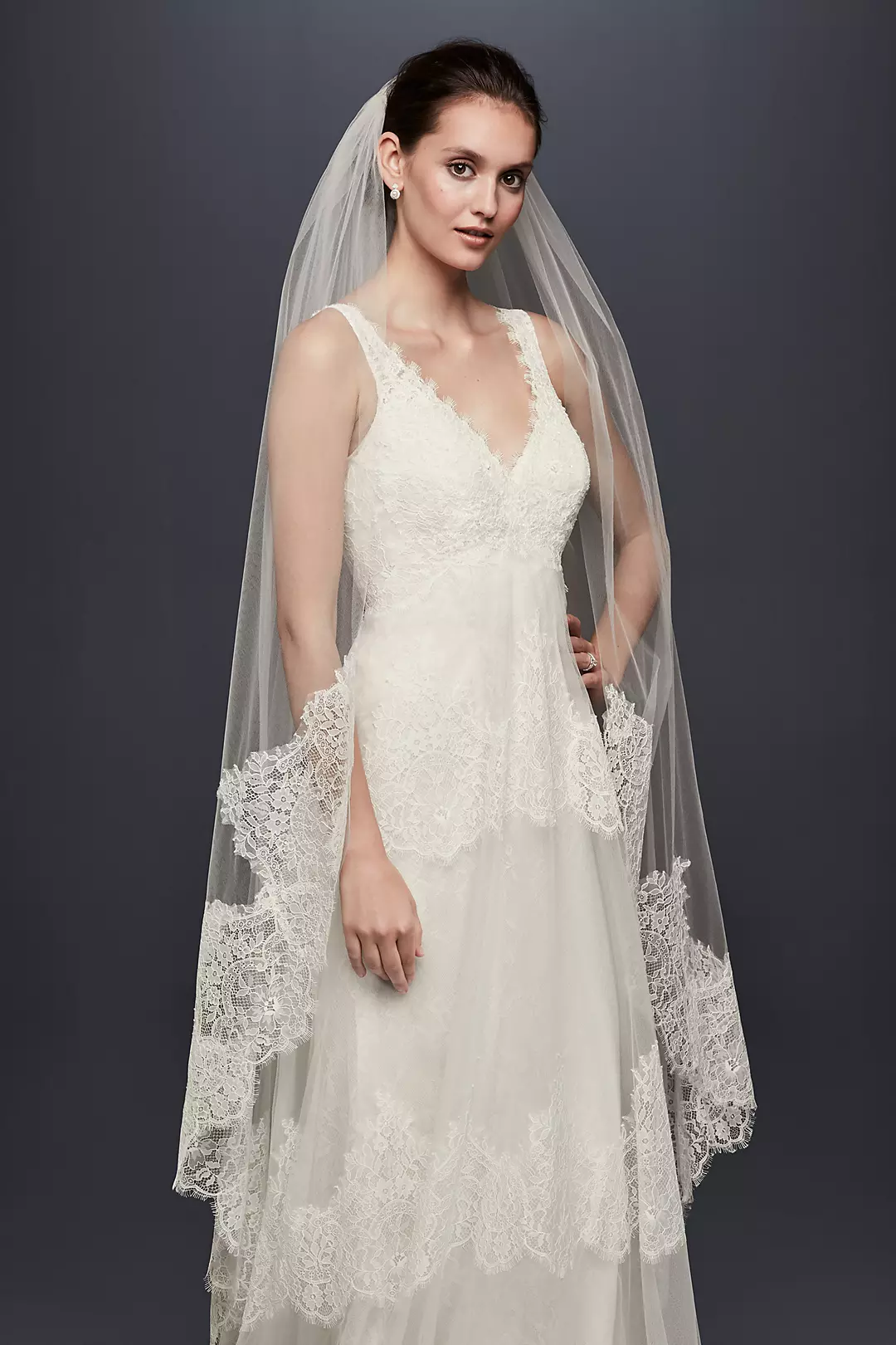 Eyelash Lace-Edge Walking Veil - Image 2