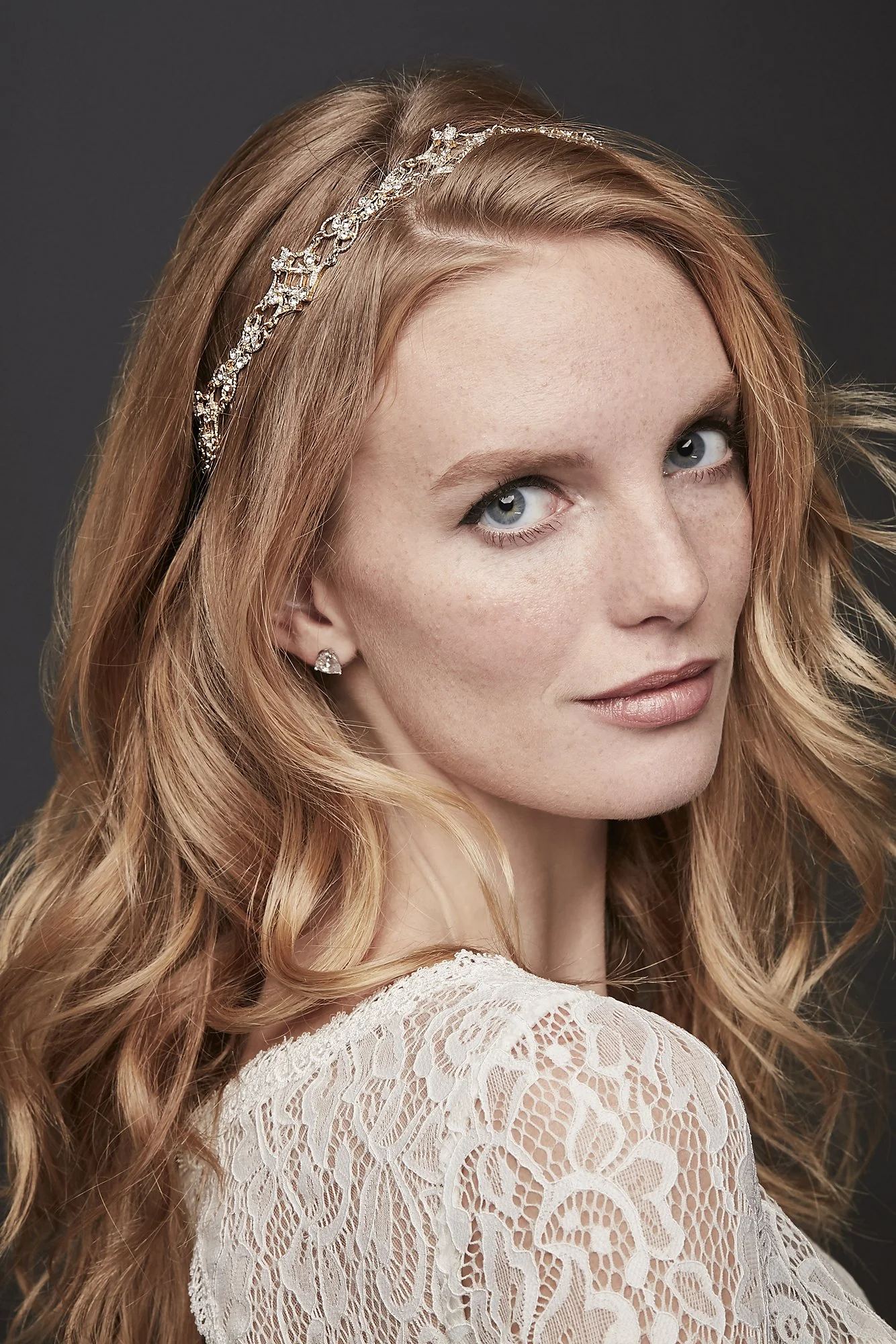 Filigree Crystal Tieback Headband