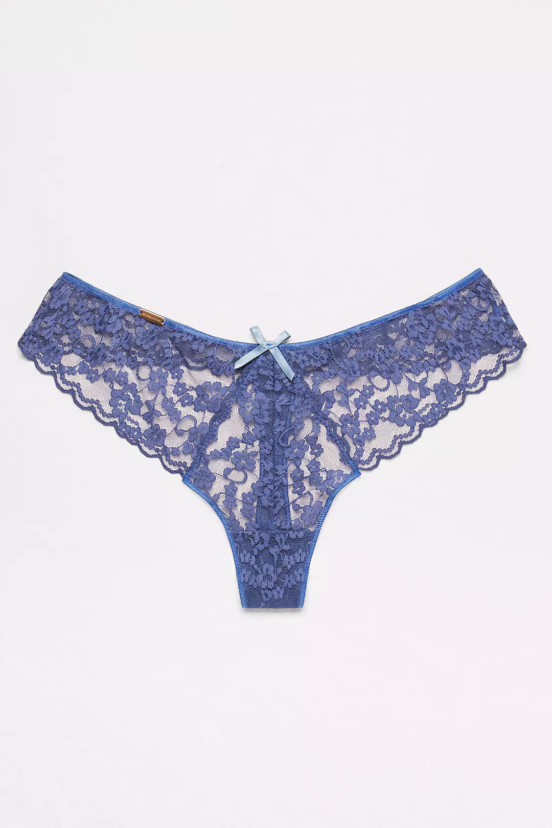 Fiorentina Lace Thong with Ribbon Detail - Image 4