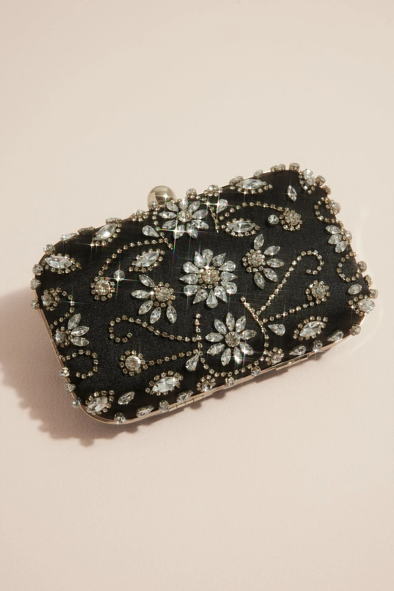 Floral Crystal-Embellished Clutch - Image 2
