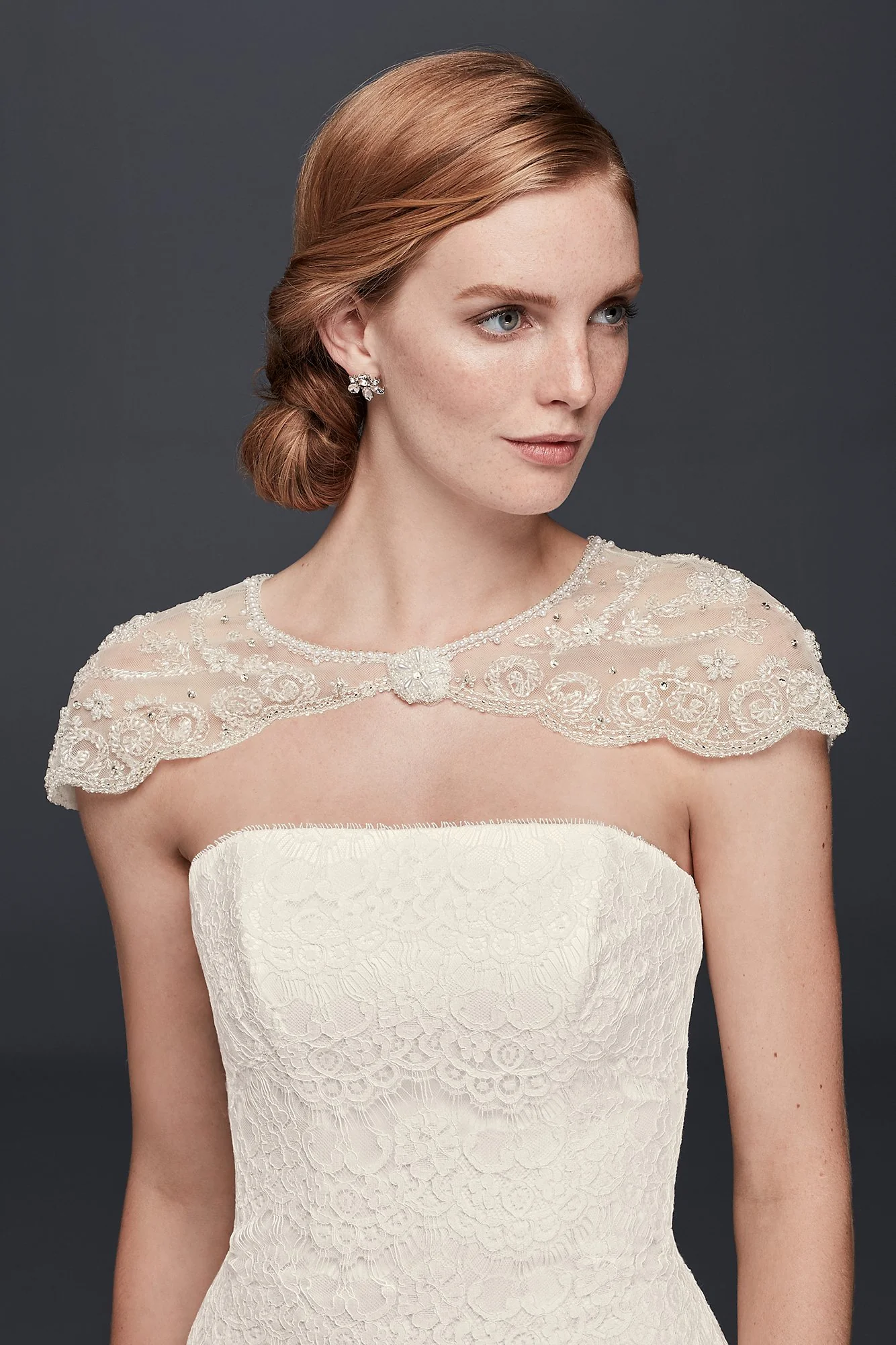 Floral Filigree Beaded Dress Topper