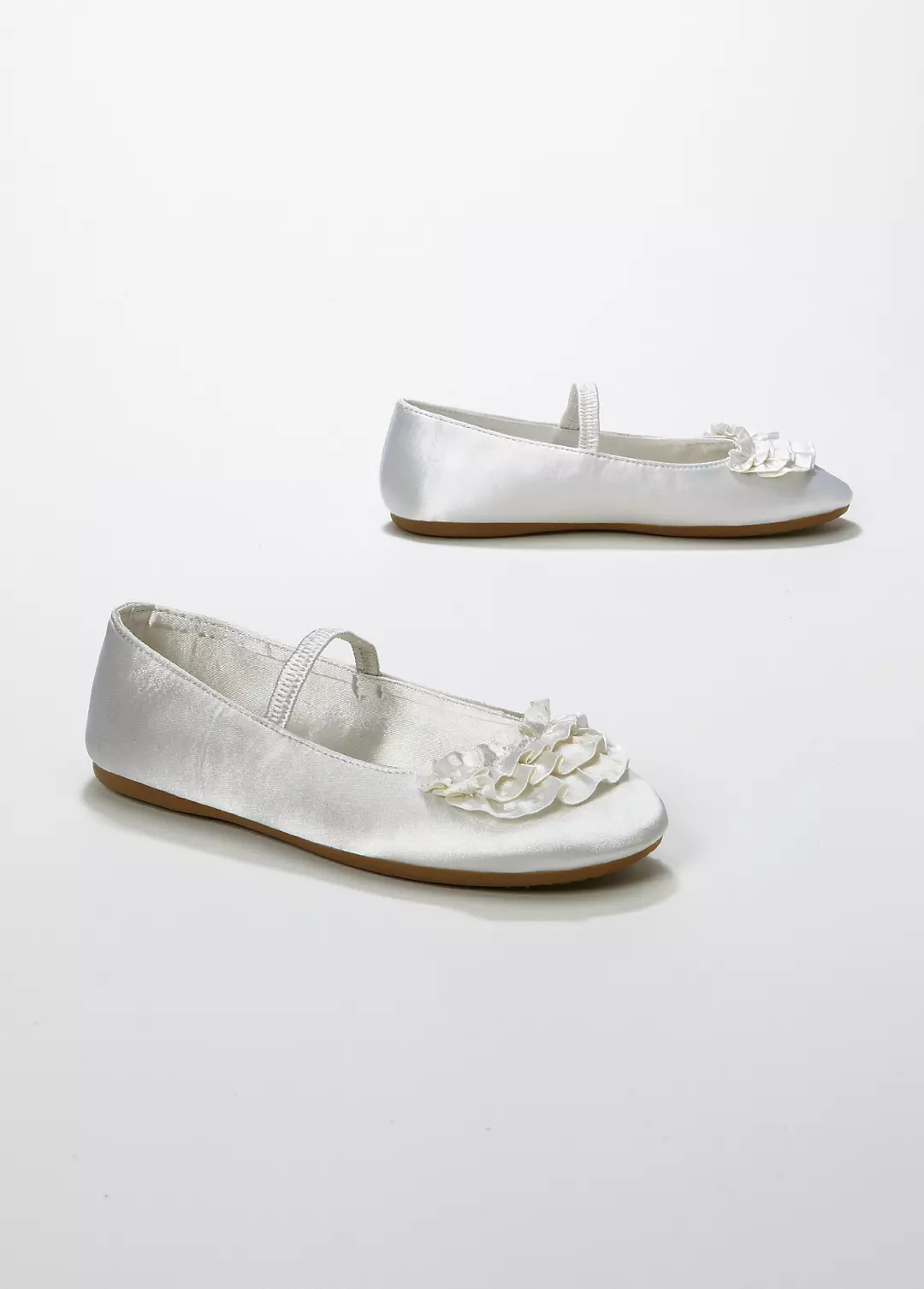 Flower Girl Ballet Flat with Ruffle Detail - Image 2